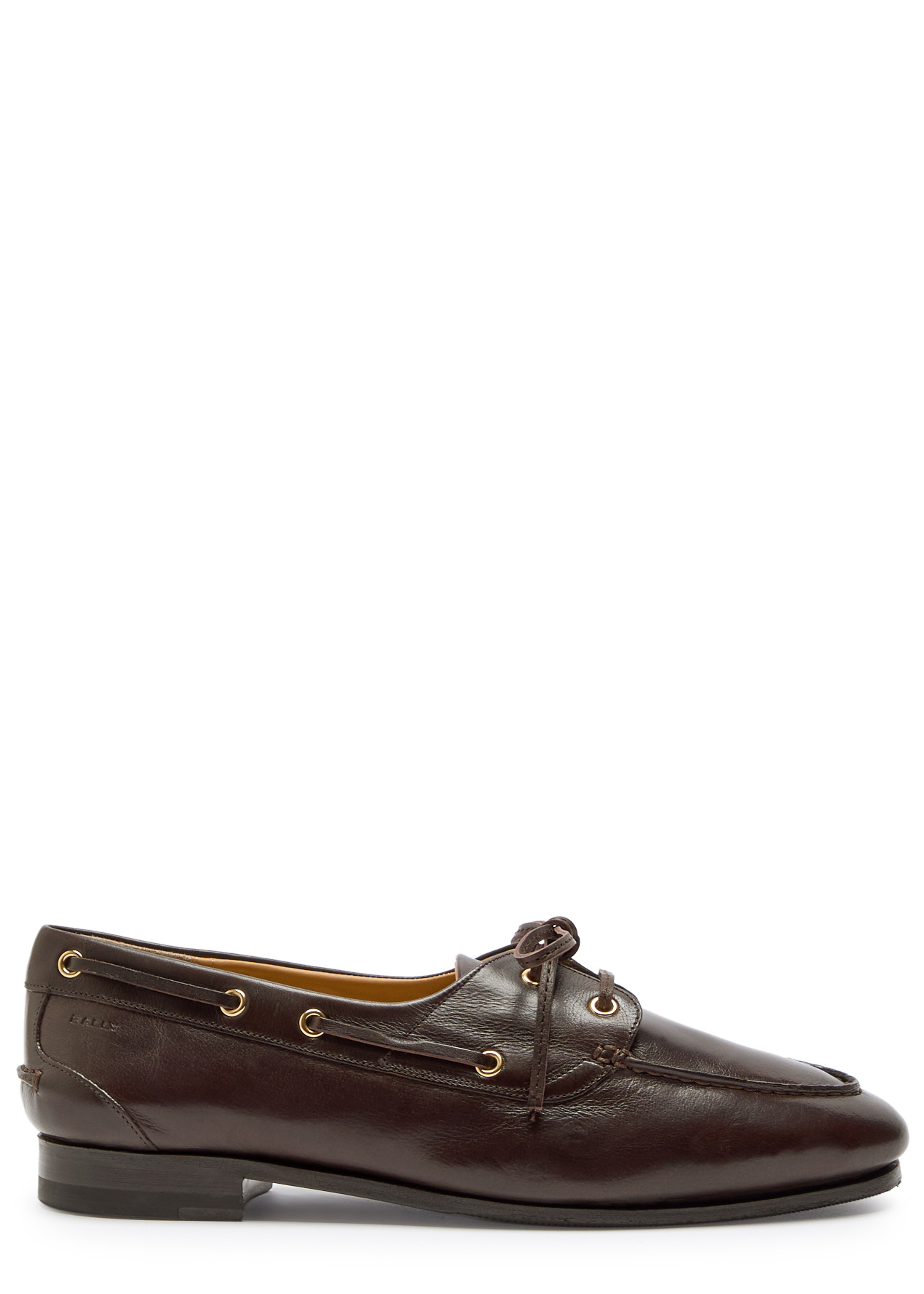 Pathy glossed leather loafers | Harvey Nichols