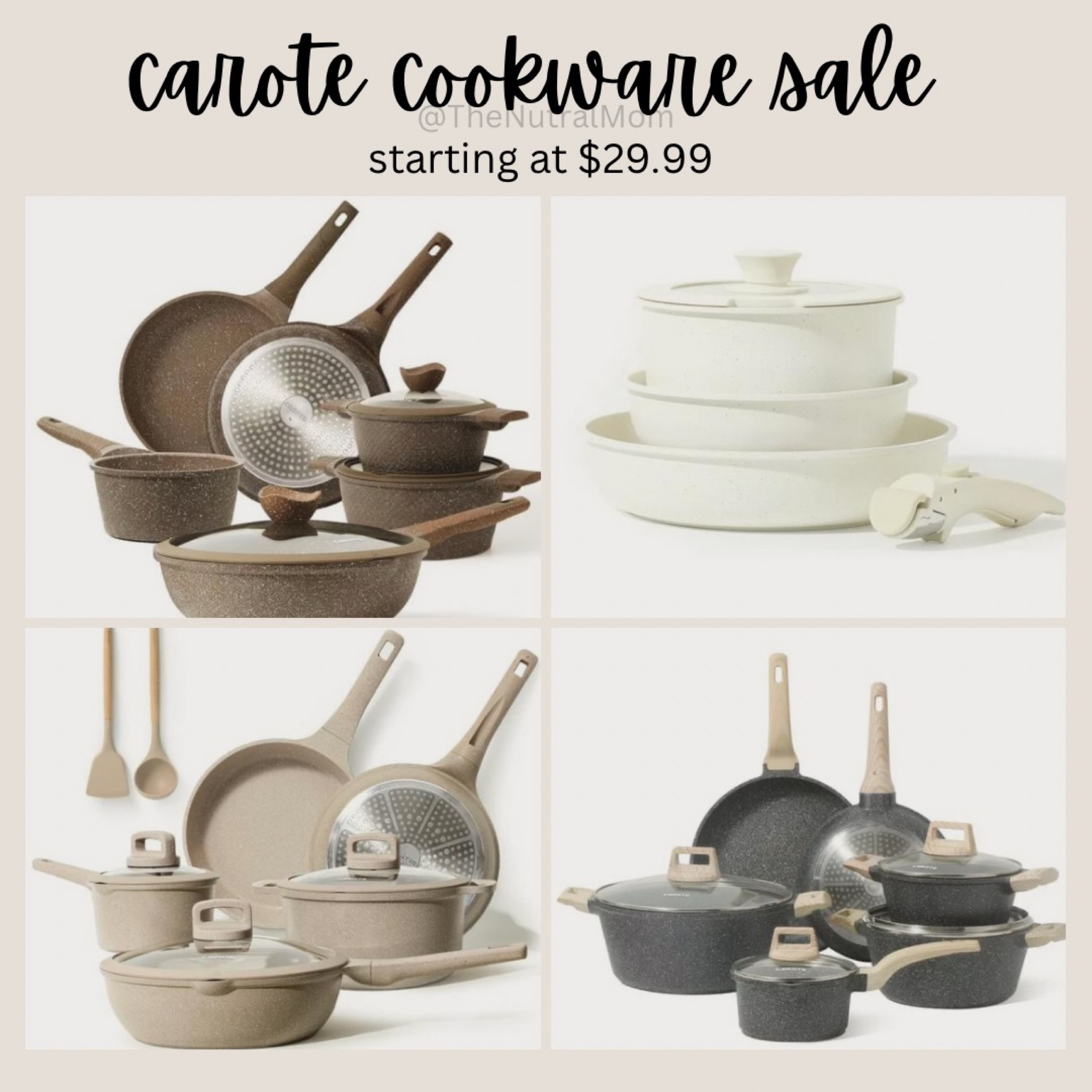 The TikTok-viral Carote pots and pans set is $50 off on  today