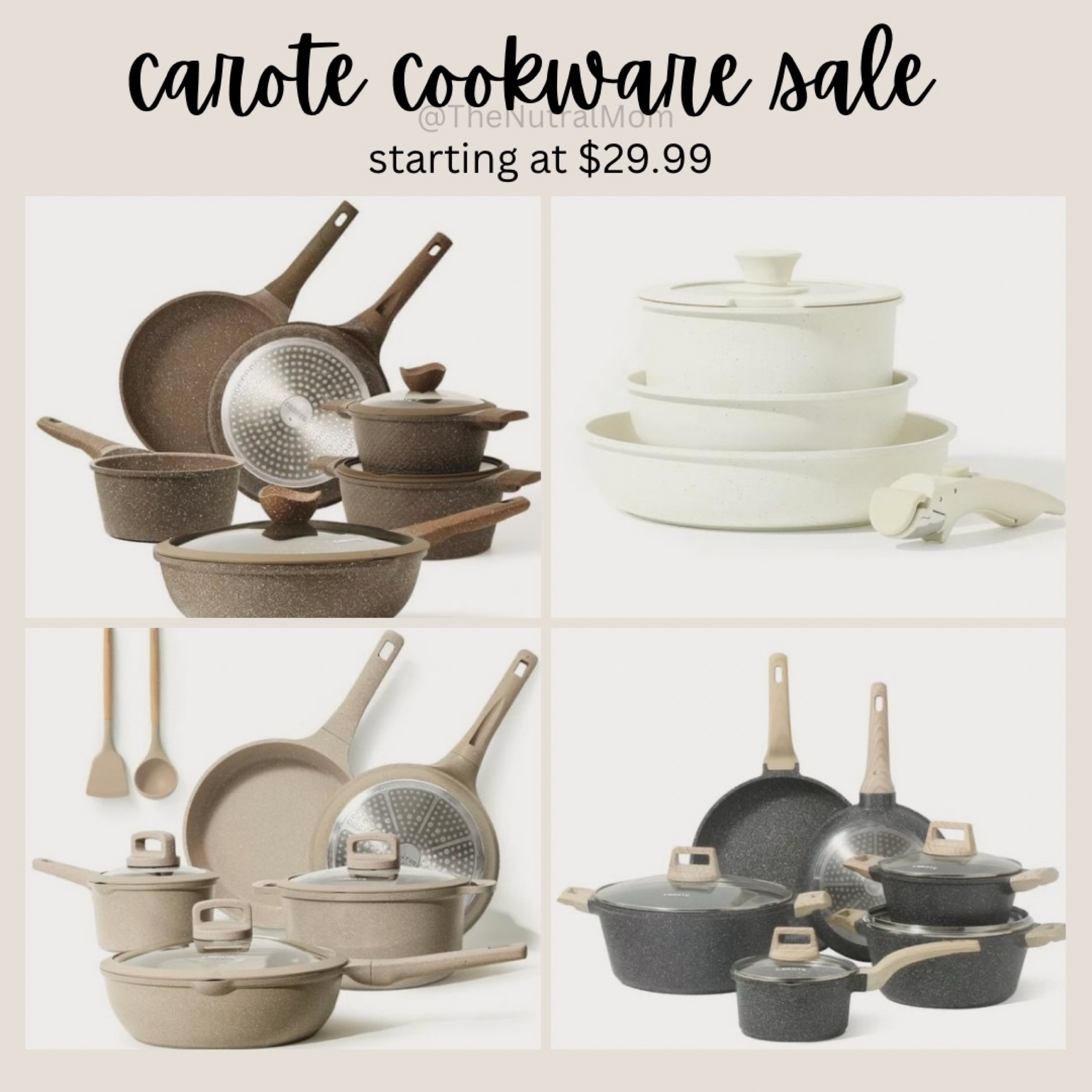 Buy Carote Non Stick Cookware Set, Nonstick Induction Set Combo