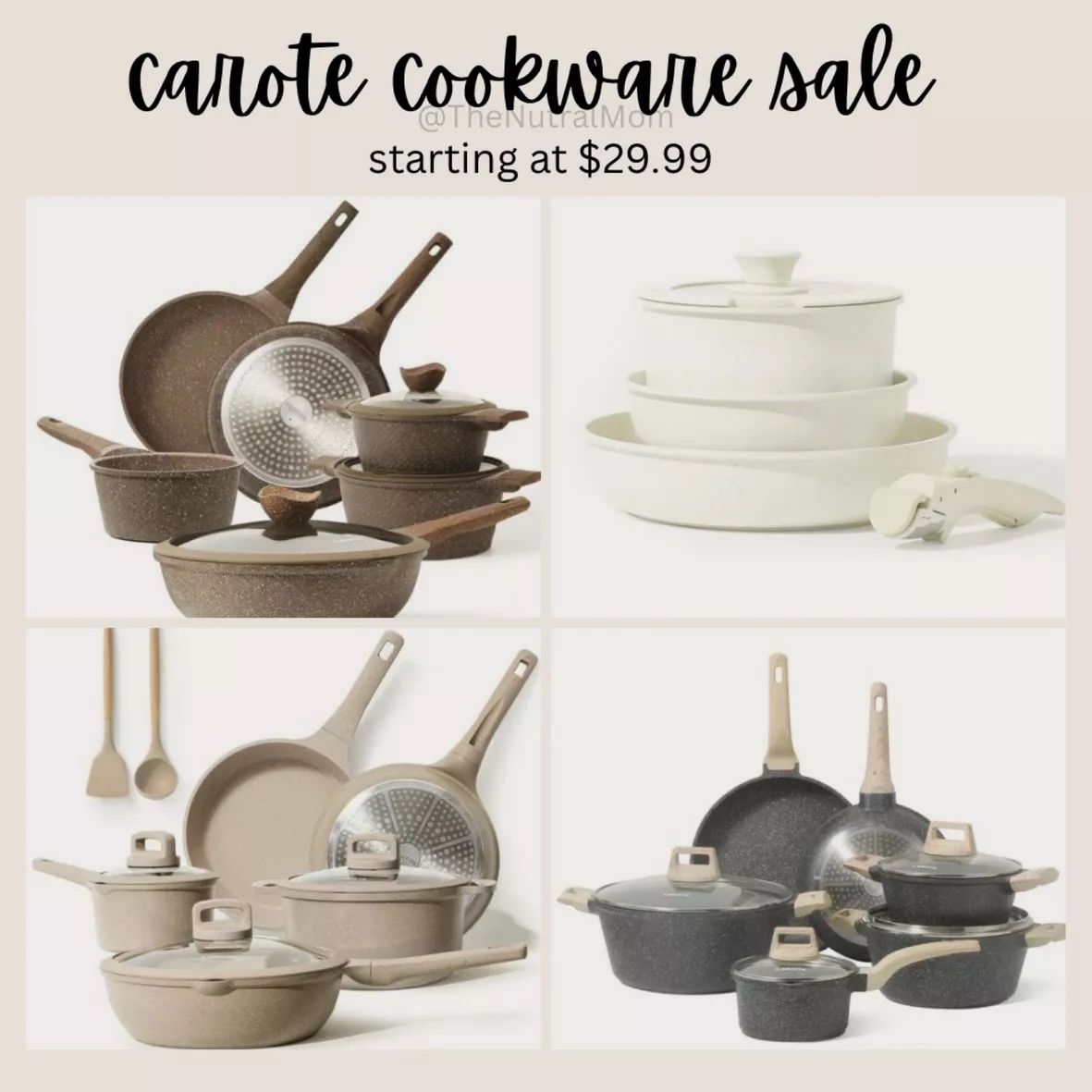 Carote Nonstick Cookware Sets with … curated on LTK