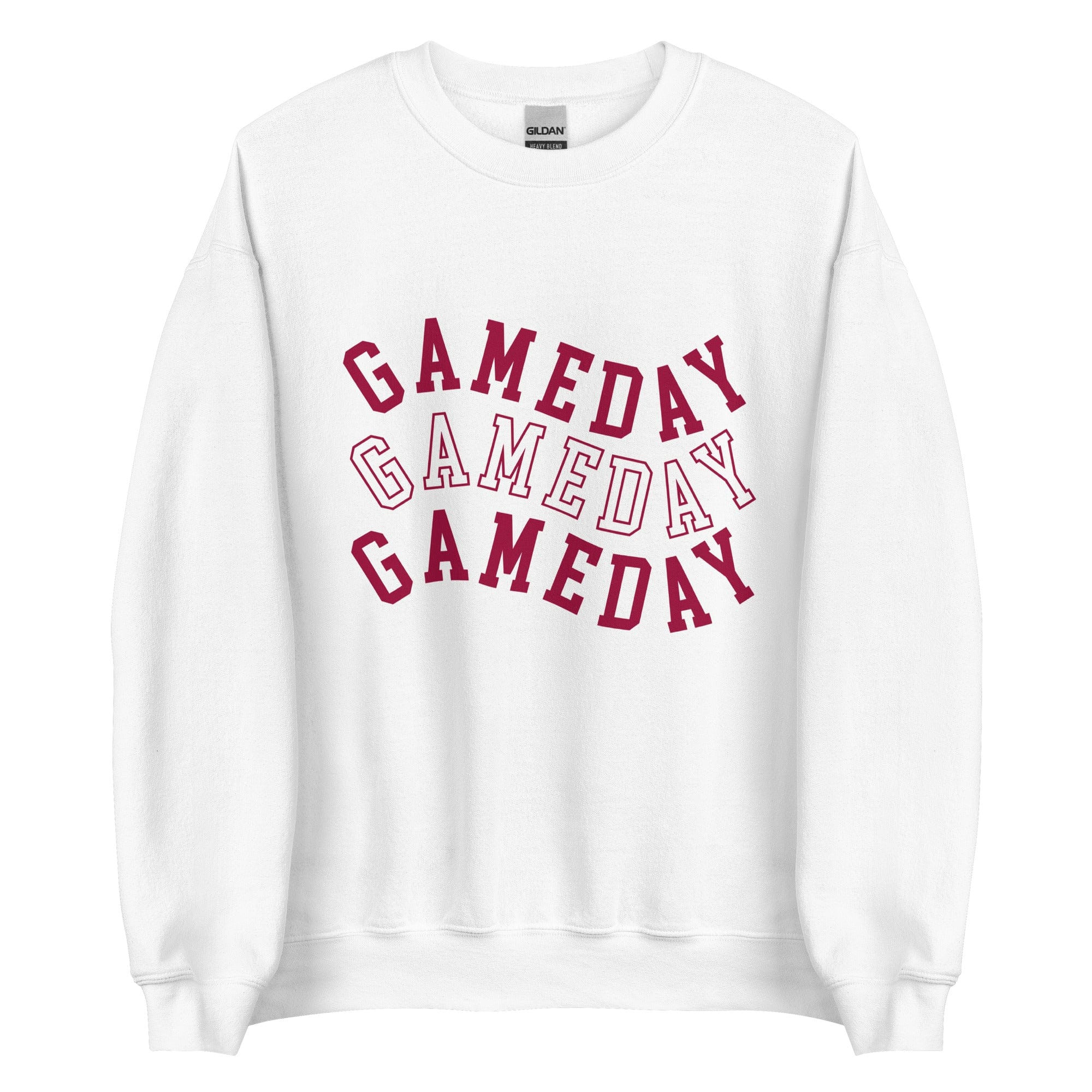 Dark Red Gameday Best Cozy Sweatshirt | Packed Party