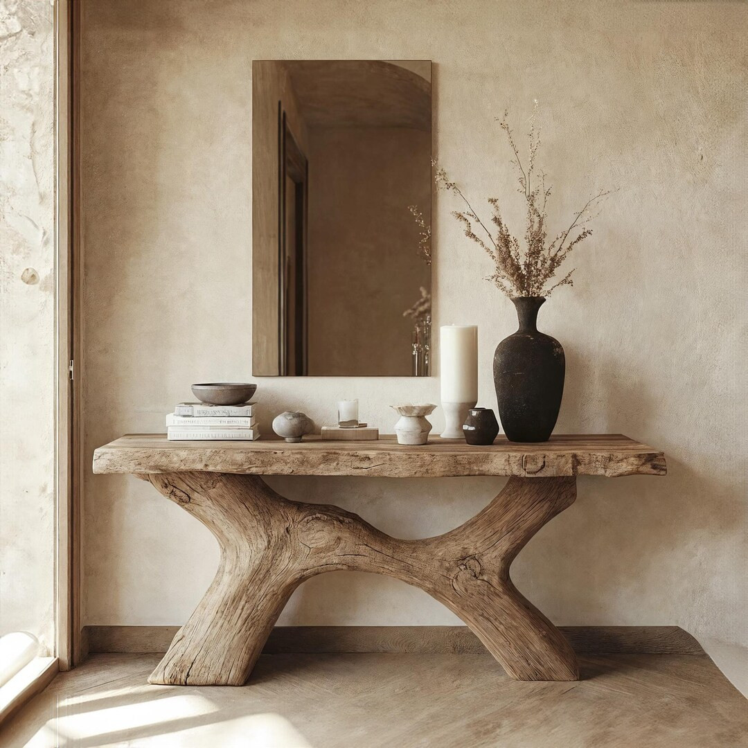 Console Furniture Narrow Entryway Table Live Edge Table Entry Way Table Farmhouse Console Table H... | Etsy (US)