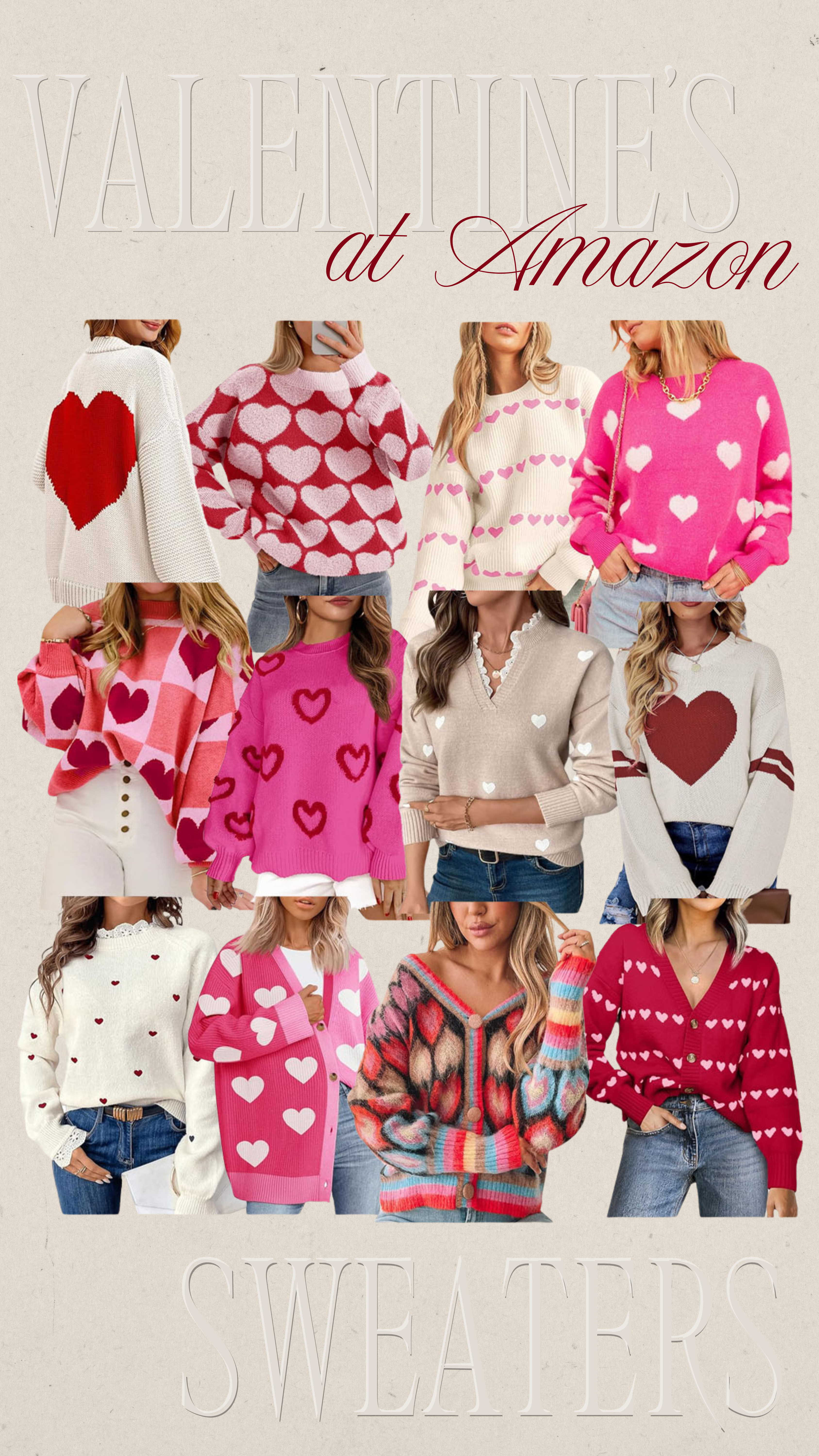 Amazon Valentine's Day Sweaters | Amazon Valentine's Day Looks | Amazon Valentine's Day Fashion 

 

#LTKSeasonal #LTKFindsUnder50 #LTKFindsUnder100