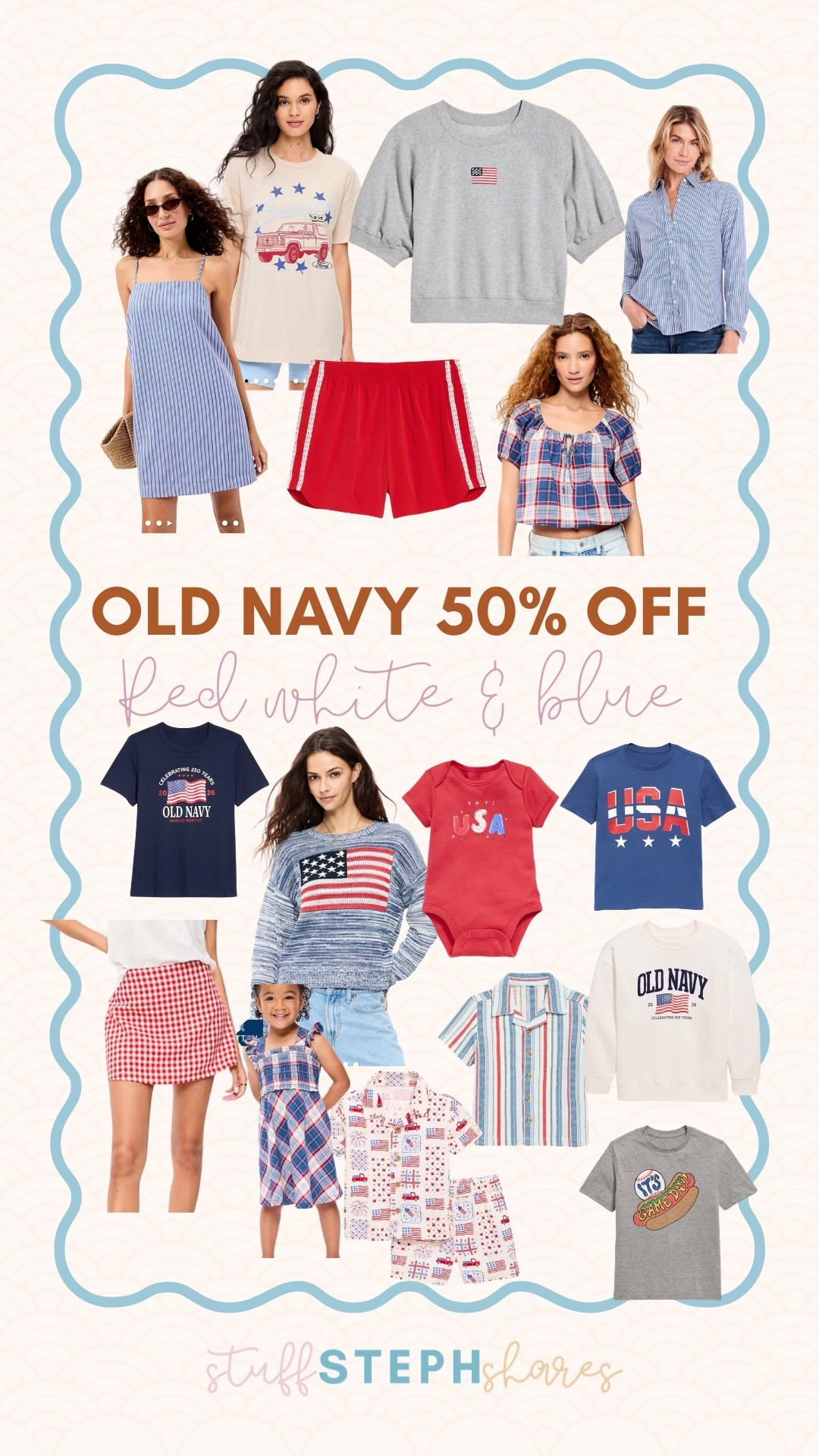 Old navy red white & blue on sale today!! Perfect for Memorial Day or the 4th of July.

#LTKKids #LTKSaleAlert #LTKBump