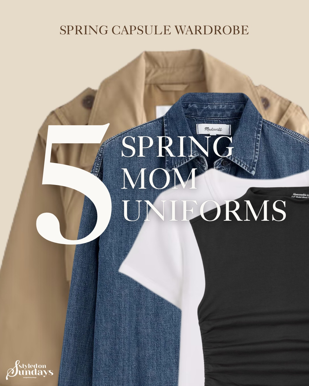 5 SPRING MOM UNIFORMS from my spring capsule wardrobe!!! 

#LTKmomlife #LTKSeasonal #LTKootd