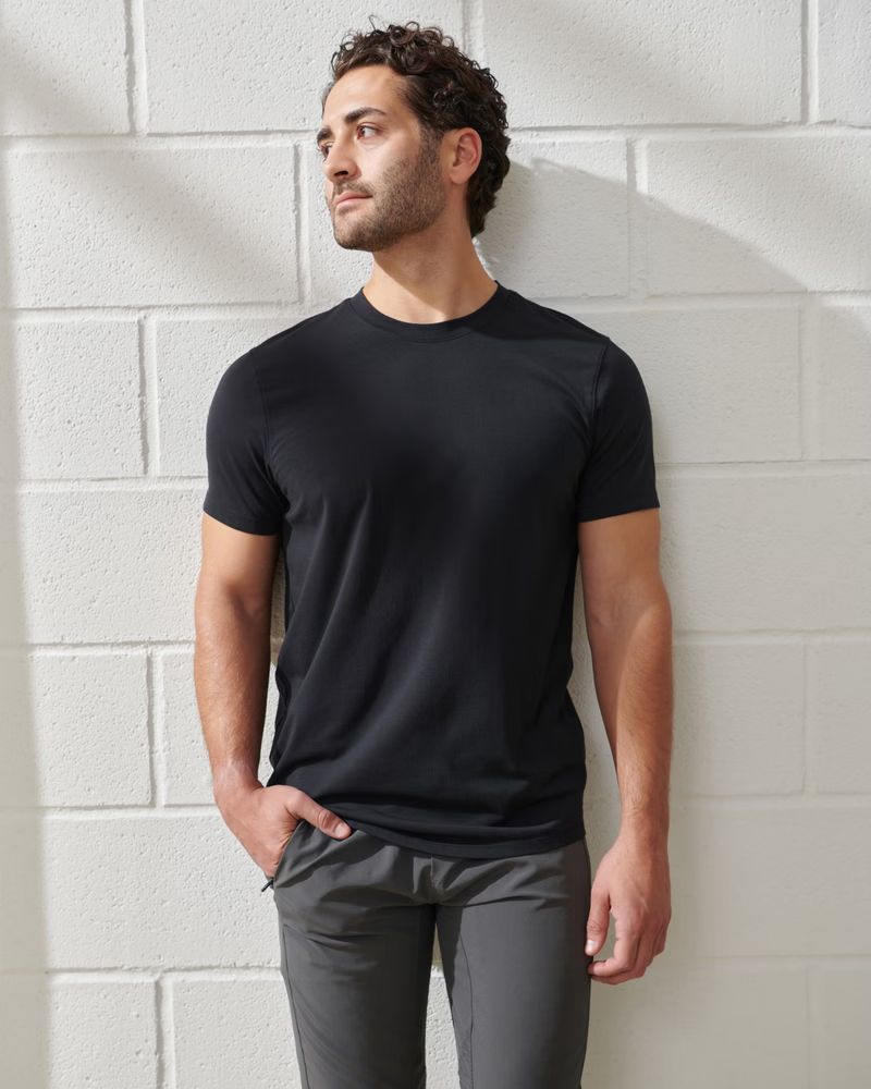 YPB Active Cotton-Blend Lifting Tee | Abercrombie & Fitch (US)