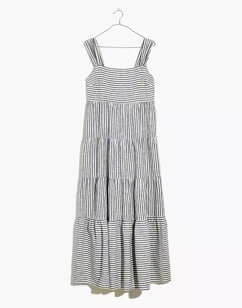 Striped Tiered Maxi Dress | Madewell