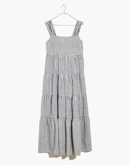 Striped Tiered Maxi Dress | Madewell