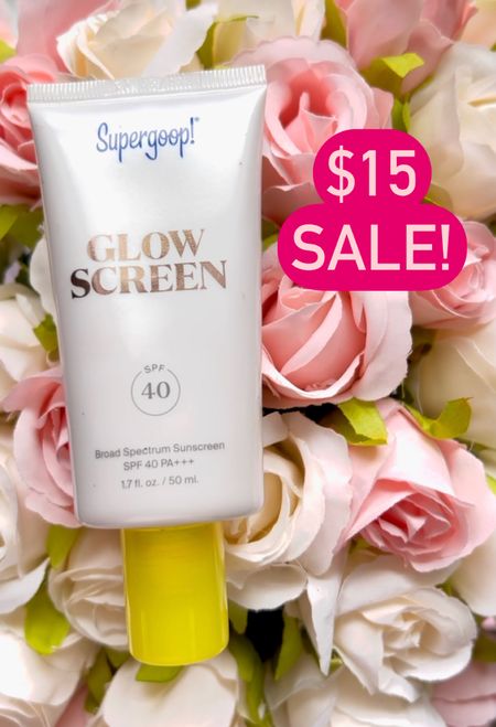 Supergoop Glow Screen on sale! 

#LTKunder50 #LTKFind #LTKsalealert