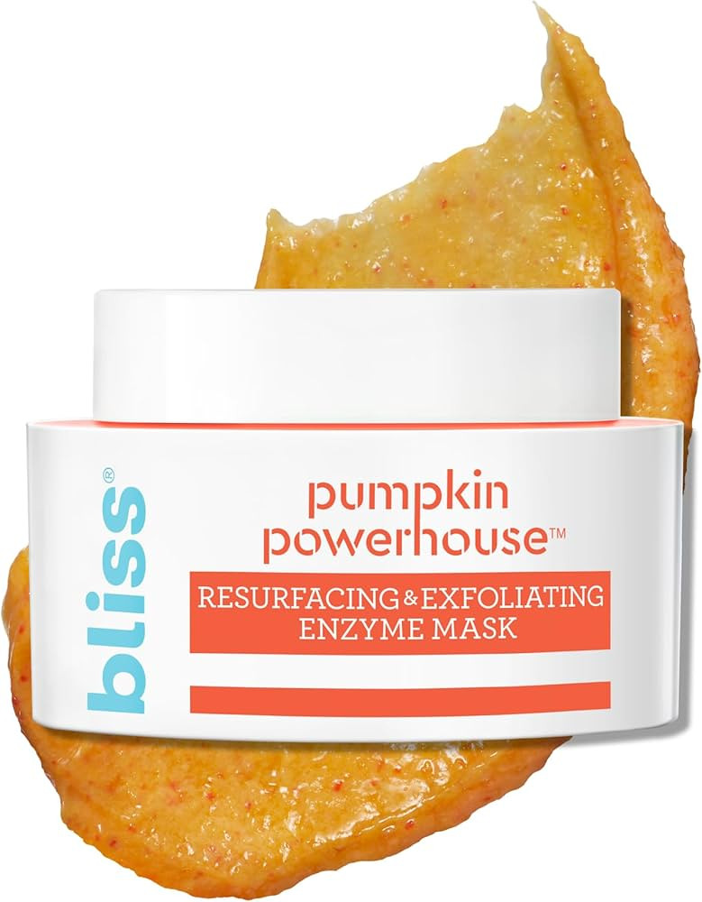 Bliss Pumpkin Enzyme Face Mask | Pumpkin Powerhouse Resurfacing & Exfoliating Mask | Vitamins, Mi... | Amazon (US)