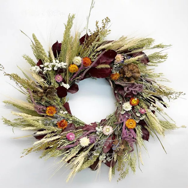 National Tree Company 22 Inch Seasonal Natural Floral Wreath Decor | Target