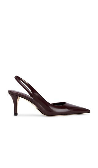 PAIGE Aven Slingback Pump in Burgundy. - size 7.5 | Revolve Clothing (Global)