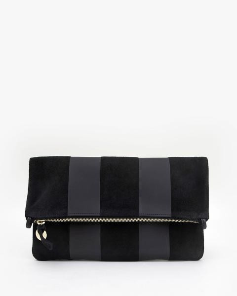 Foldover Clutch w/ Tabs | Clare V.