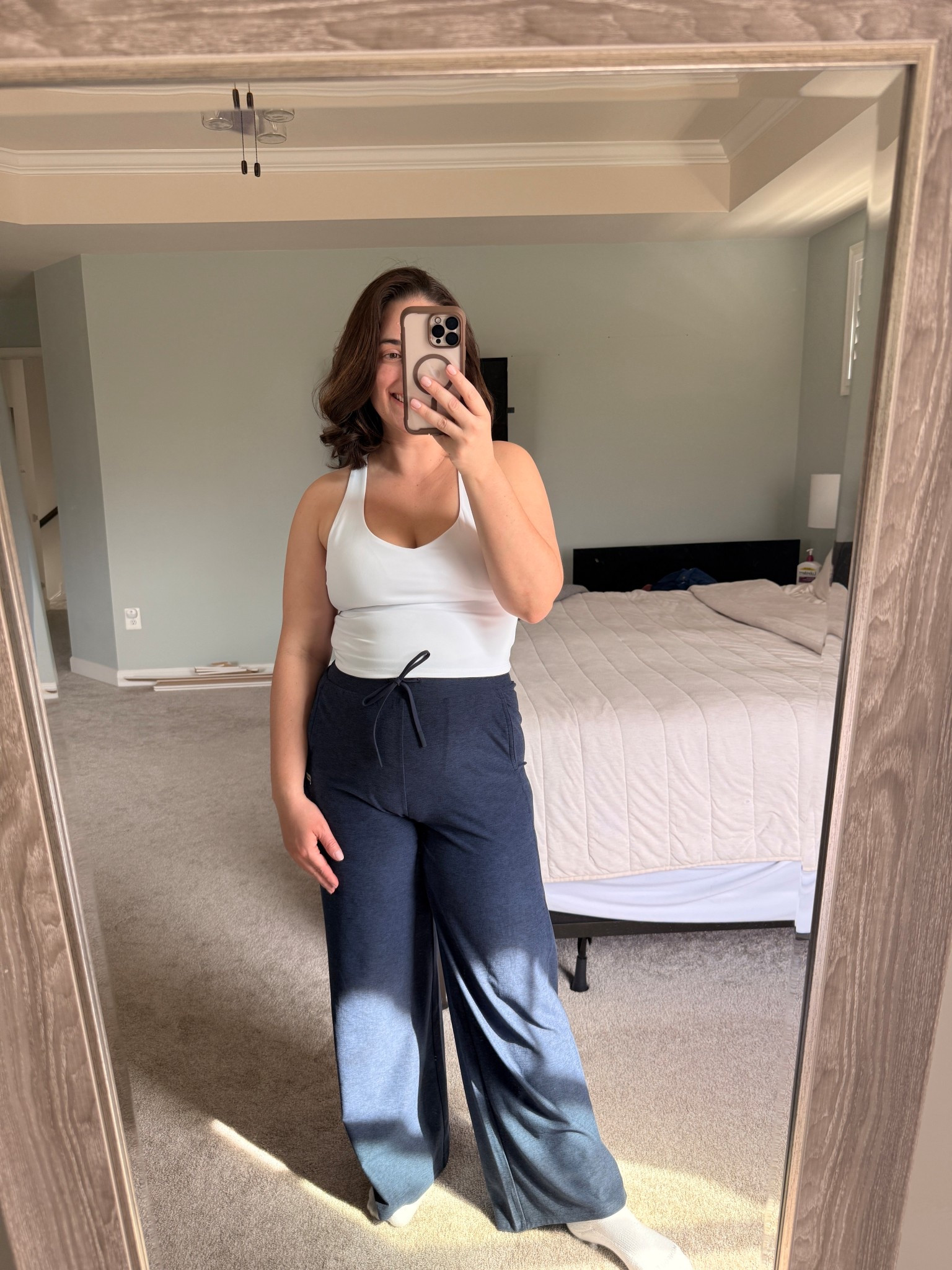 Grabbed my favorite built in bra tank and lounge pants in another color! 

#LTKgrwm #LTKmomlife #LTKActive