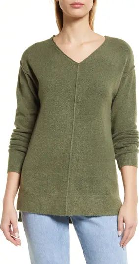 Women's High/Low V-Neck Sweater | Nordstrom