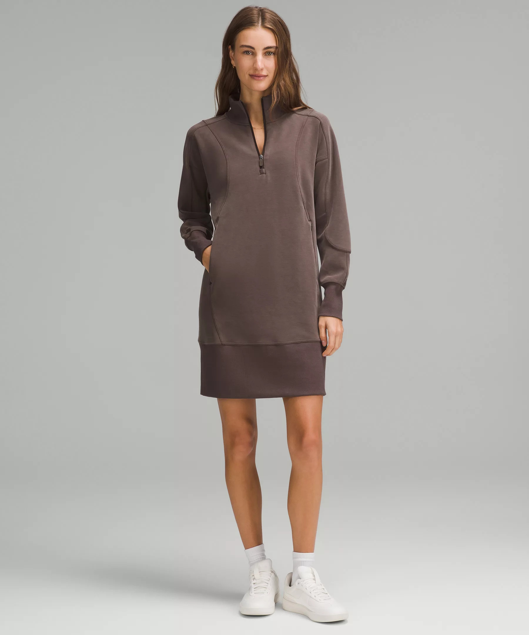Softstreme Long-Sleeve Half-Zip Dress | Women's Dresses | lululemon | Lululemon (US)