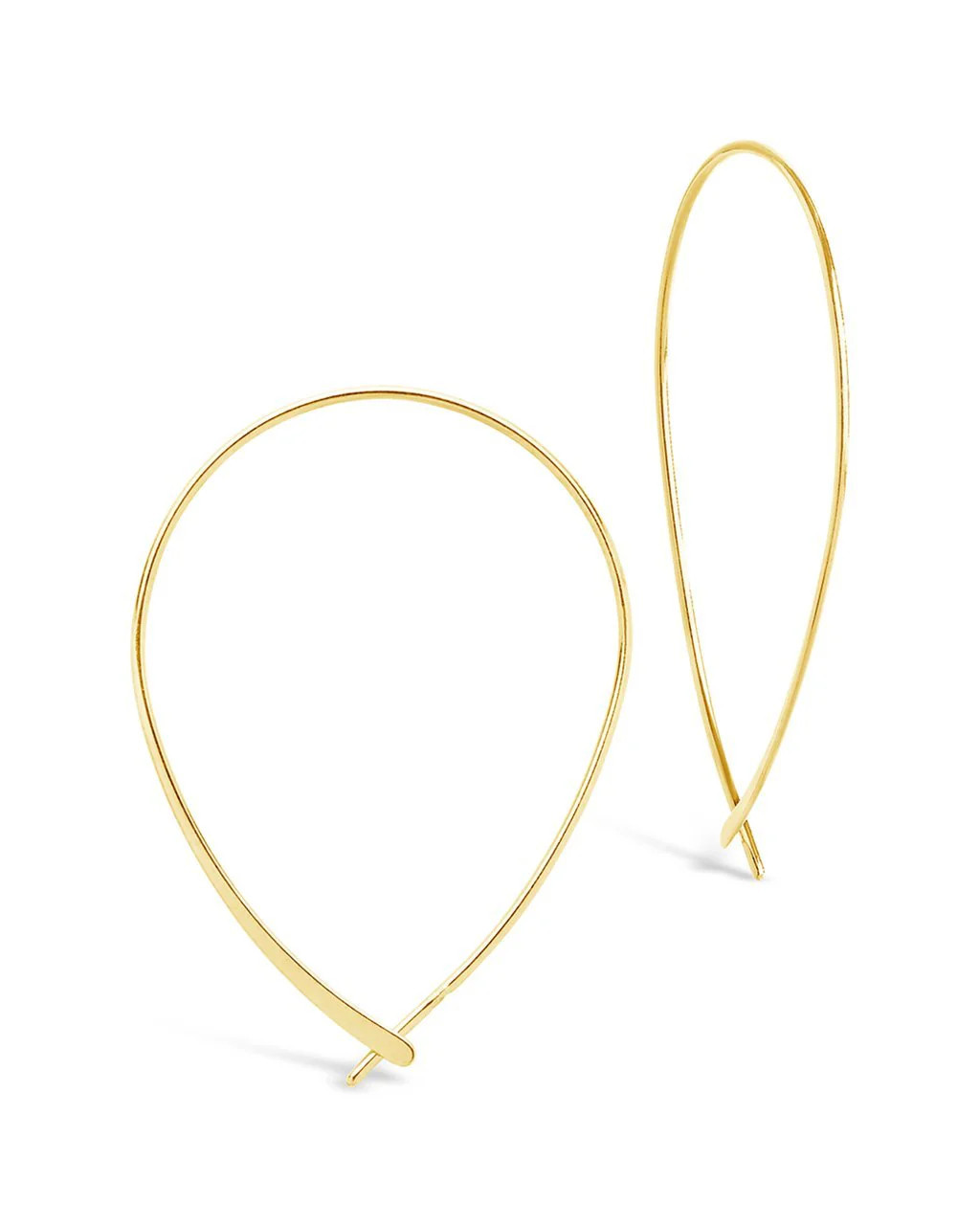 Delicate Threader Hoop Earrings | Sterling Forever