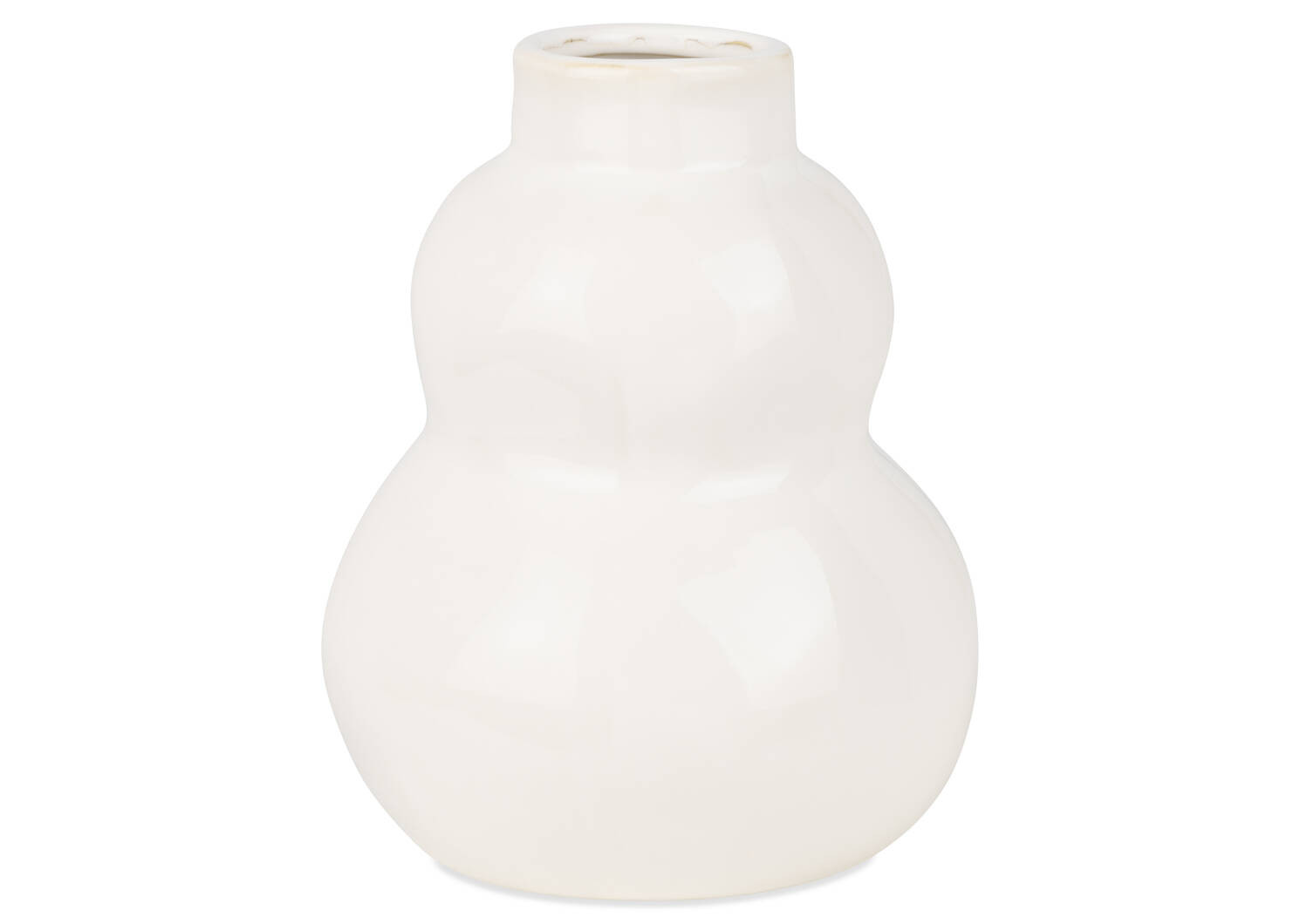 Lorna Vase Small White | Urban Barn