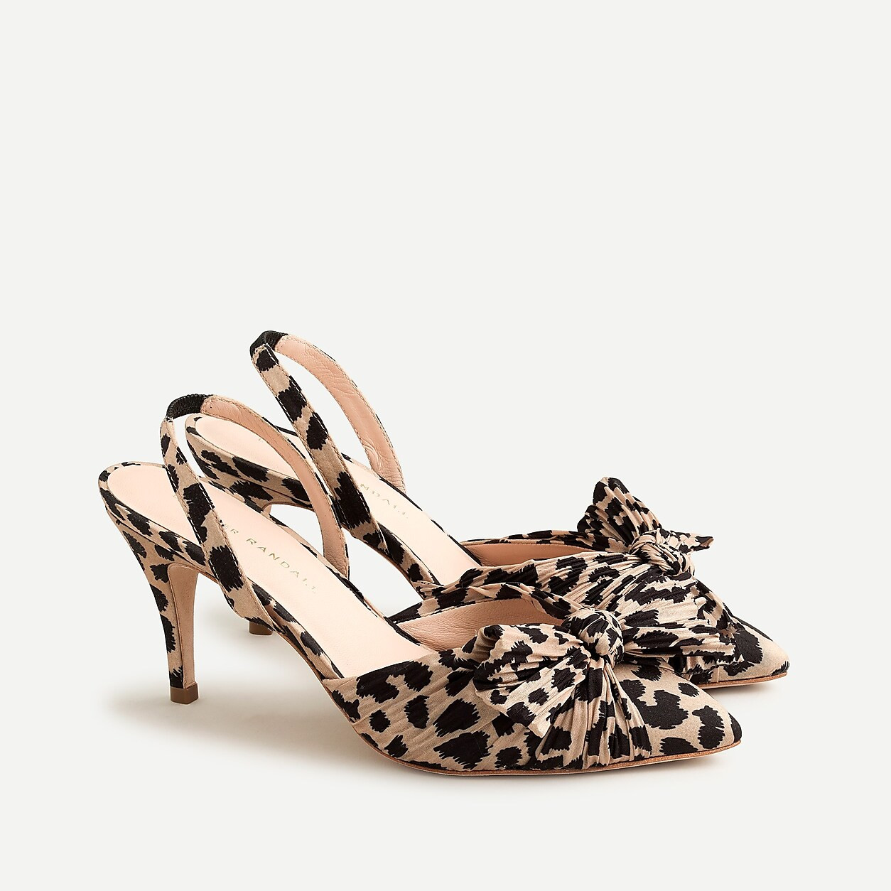 Loeffler Randall® Sylvana knot slingback heels | J. Crew US