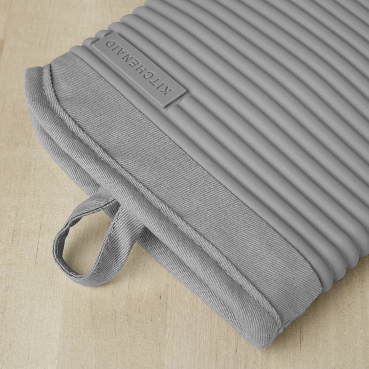 KitchenAid Ribbed Soft Silicone Oven Mitt (Set of 2) | Wayfair North America