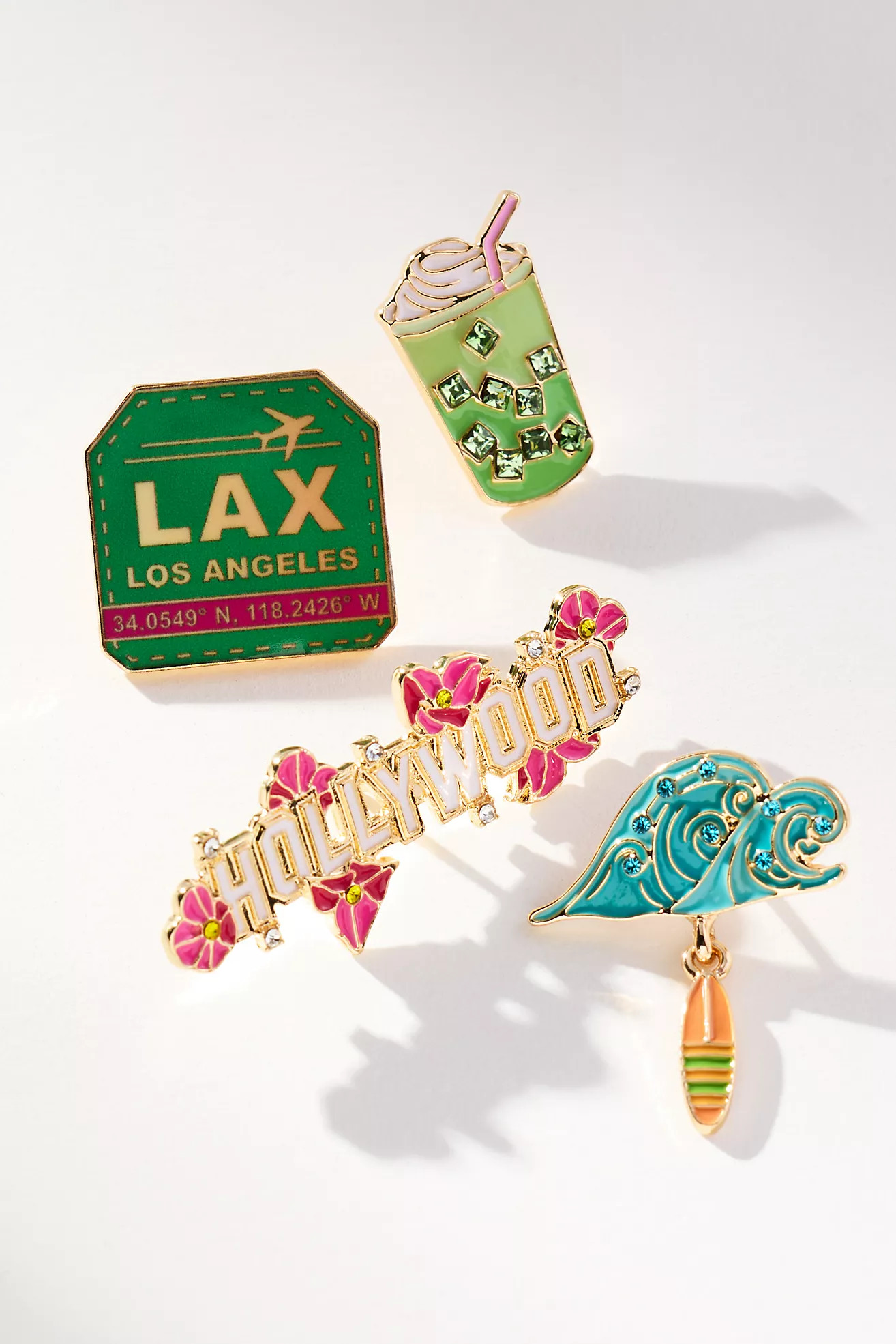 City Brooches, Set of 4 | Anthropologie (US)