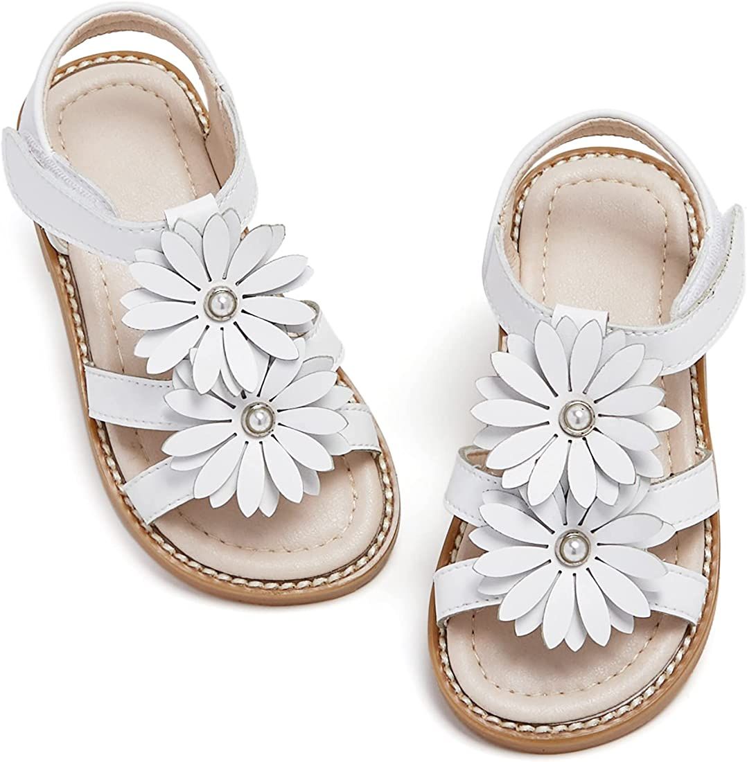 Kiderence Toddler Girls Sandals Little Girls Kids Shoes Girls Sandals Toddler | Amazon (US)