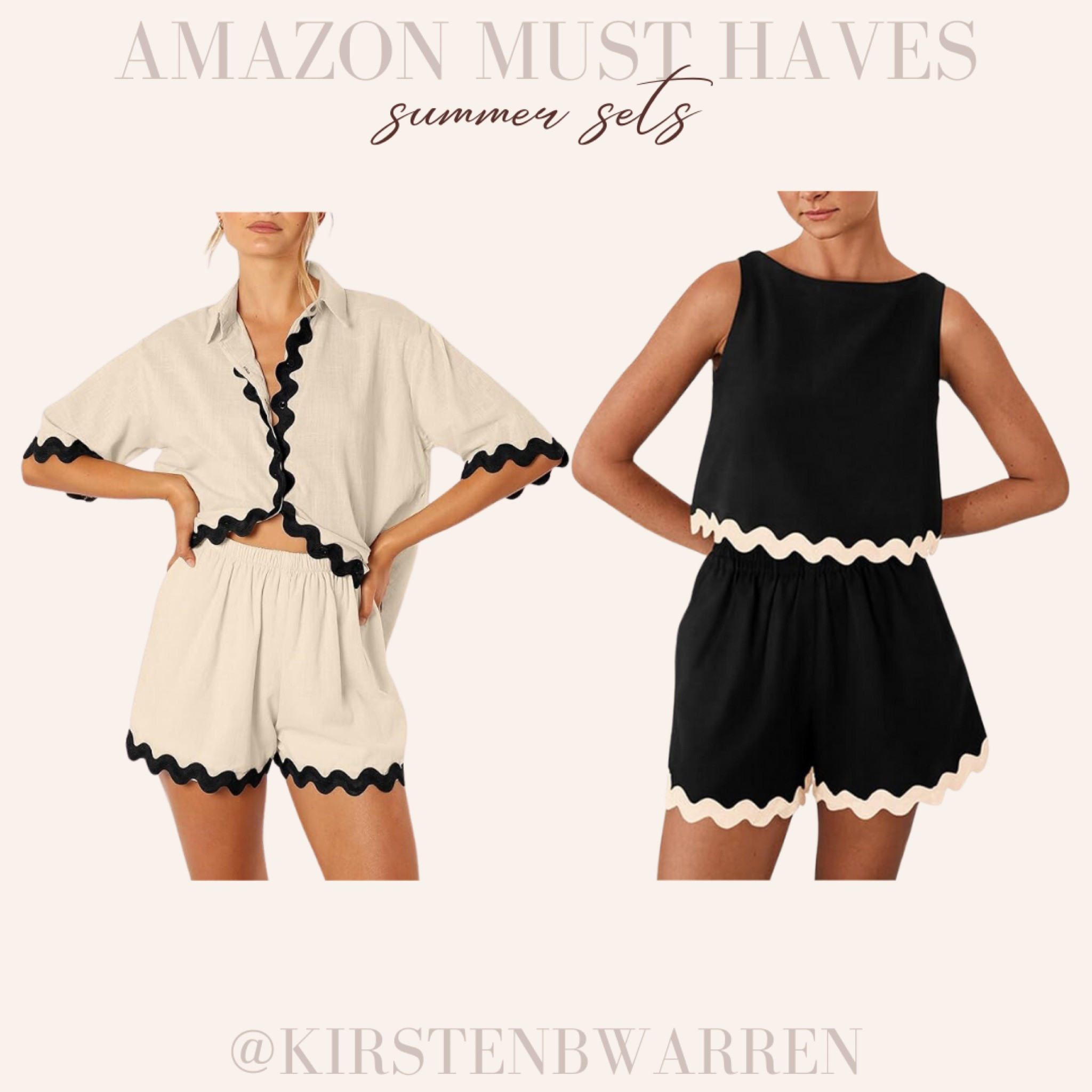 The cutest linen summer sets from Amazon! Getting both for my upcoming vacations 

#summer #sets #matchingset #amazon #lookforless

#LTKWorkwear #LTKTravel #LTKStyleTip