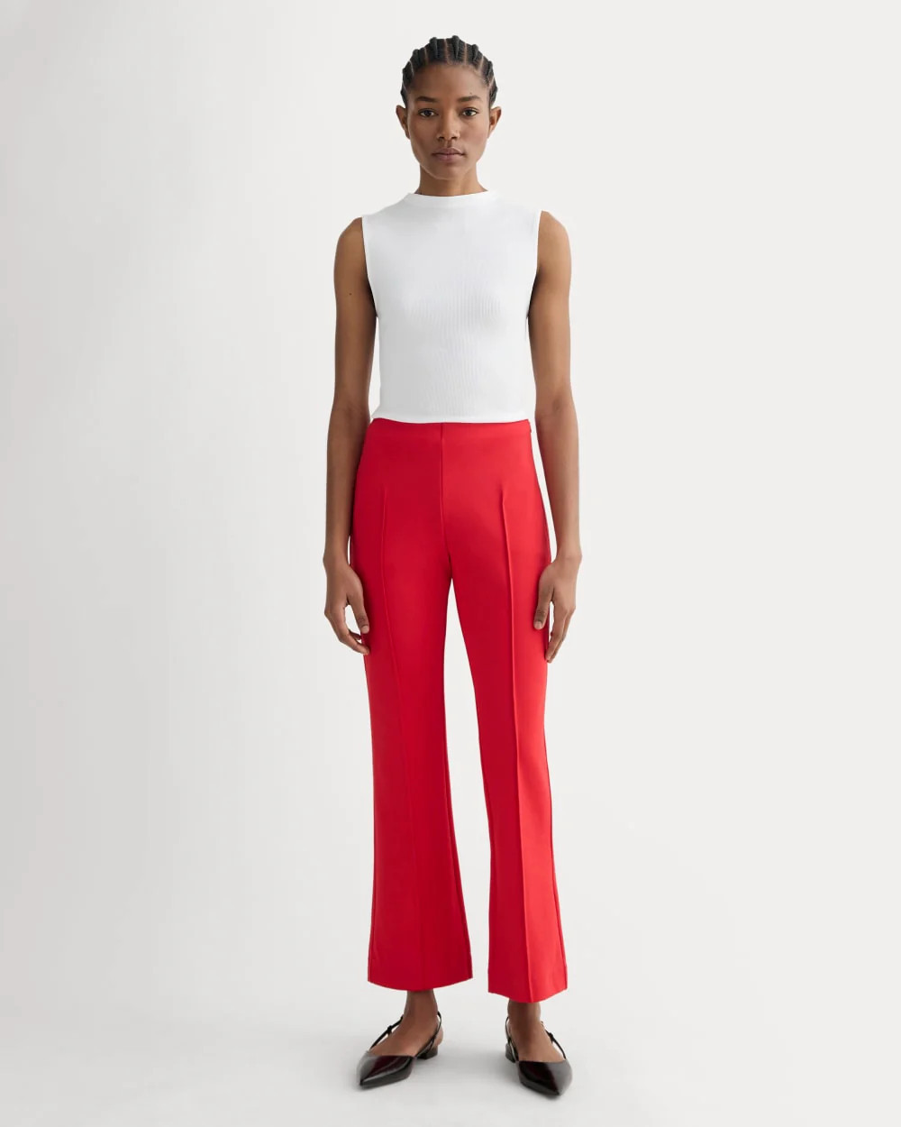 Women's Dream Kick Flare Pant by Everlane in Classic Red, Size XXS | Everlane