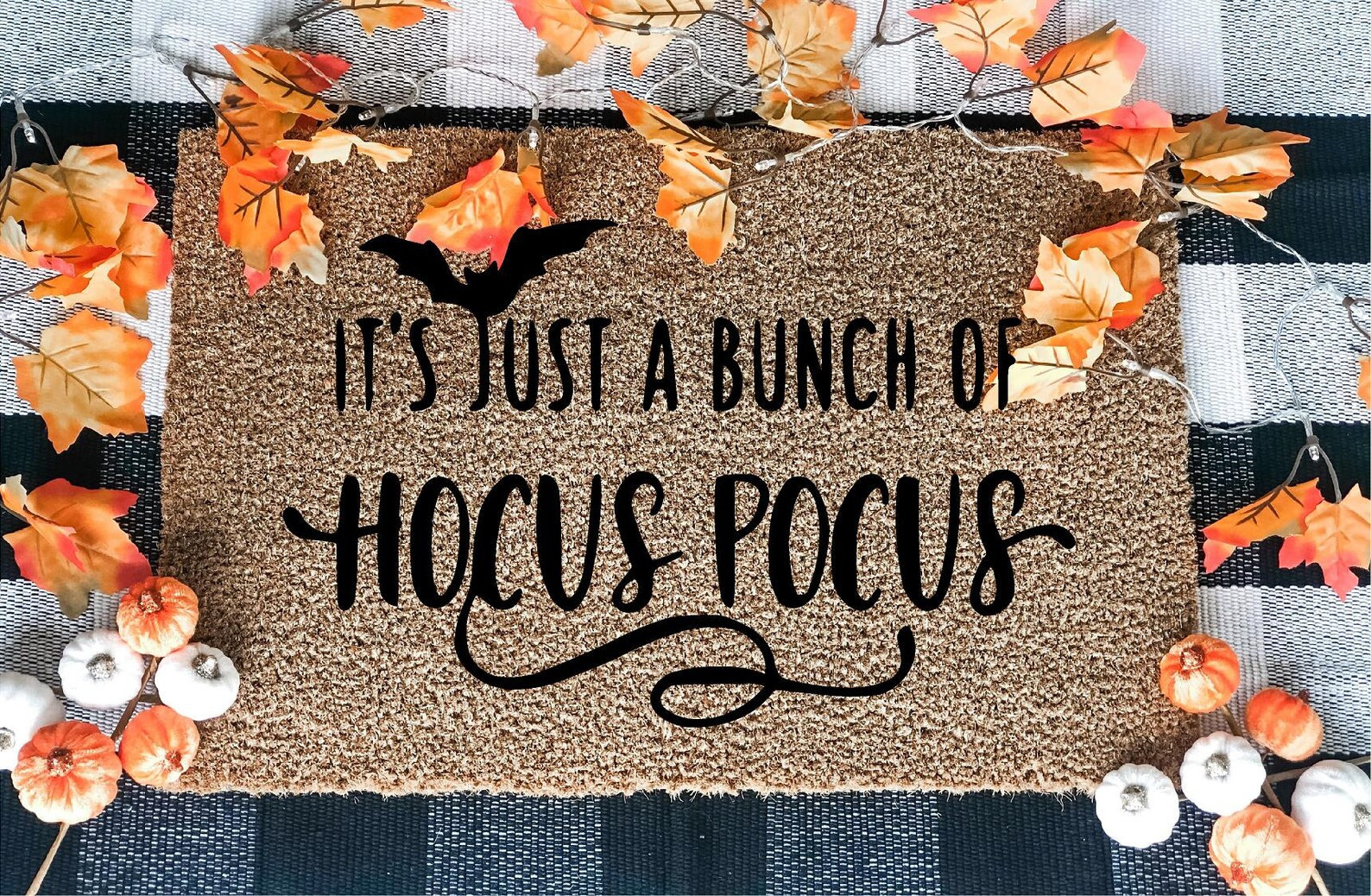 Hocus Pocus Doormat  Halloween Doormat  Fall Welcome Mat | Etsy | Etsy (US)