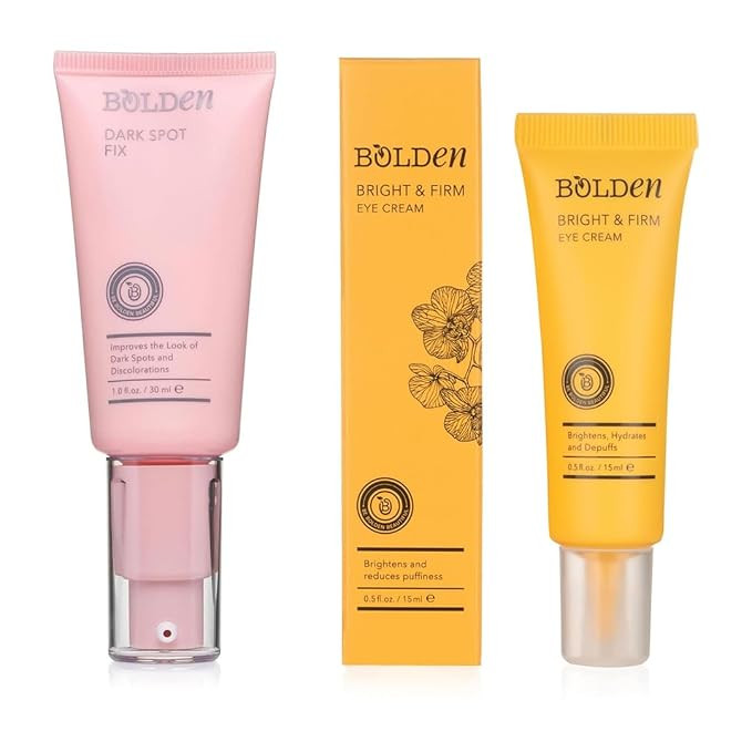 Bolden Dark Spot Corrector & Bright & Firm Eye Cream Bundle | With Niacinamide, Tranexamic Acid, ... | Amazon (US)