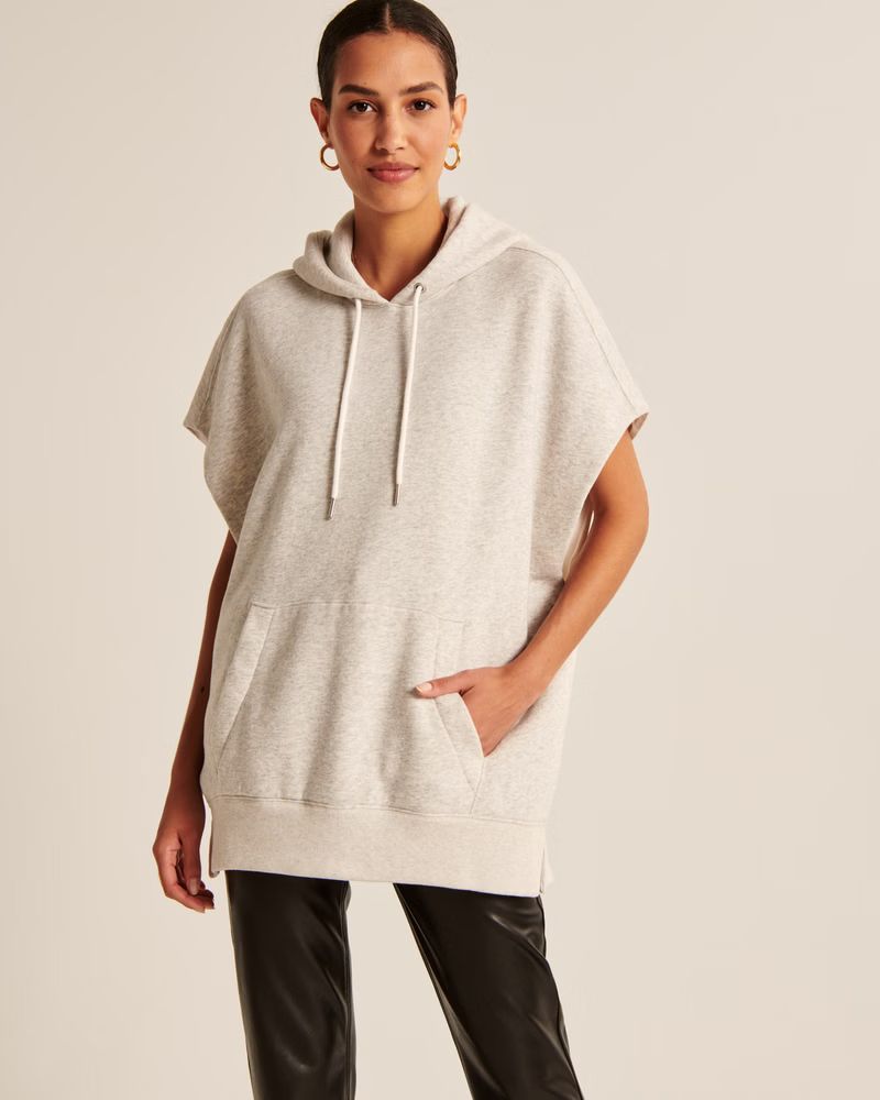 Oversized Sleeveless Hoodie | Abercrombie & Fitch (US)
