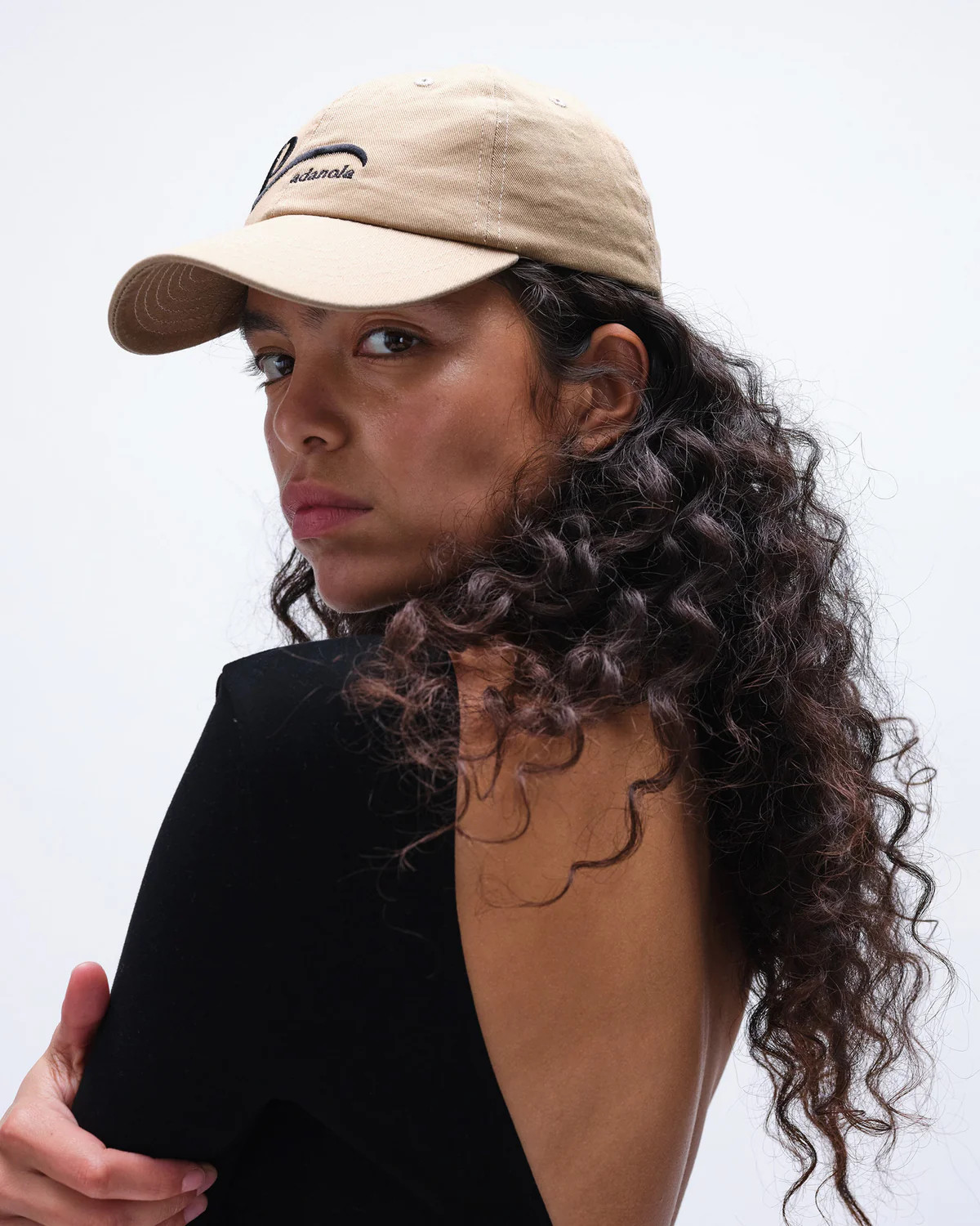 P Cap - Beige/Black | Adanola UK