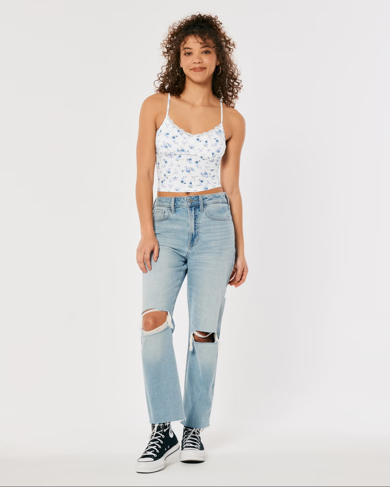 Lace Trim Cami | Hollister (US)