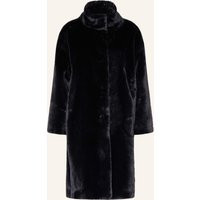 Herno Kunstpelz-Mantel schwarz | Breuninger (DACH)