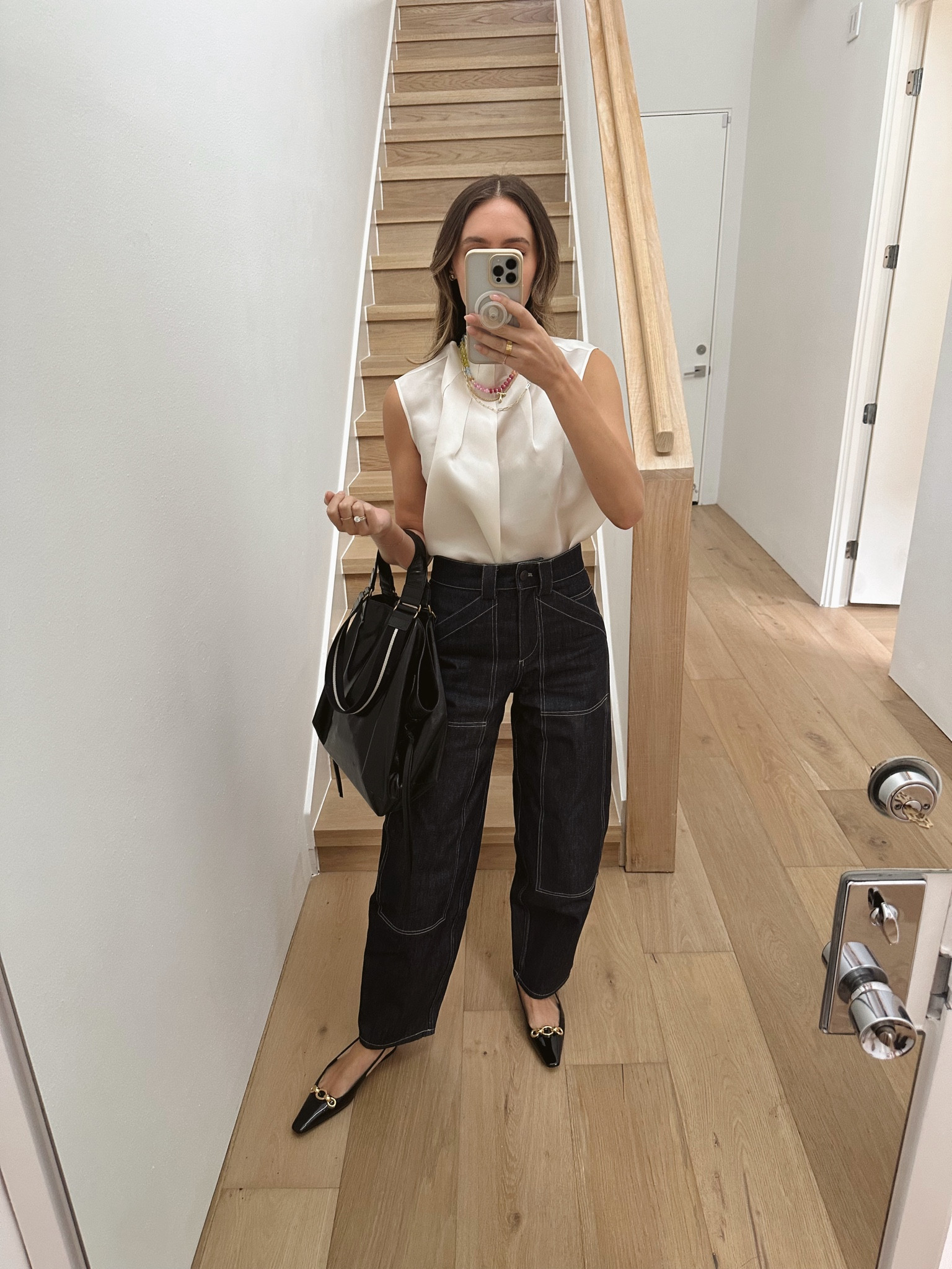 Top is old Nina Ricci, pants CO, shoes Saint Laurent and necklace Amazon 

#LTKStyleTip #LTKItBag #LTKShoeCrush