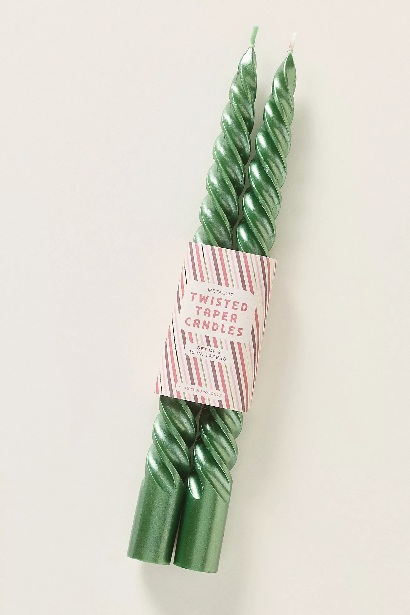 Twisted Pearlized Tapers, Set of 2 | Anthropologie (US)