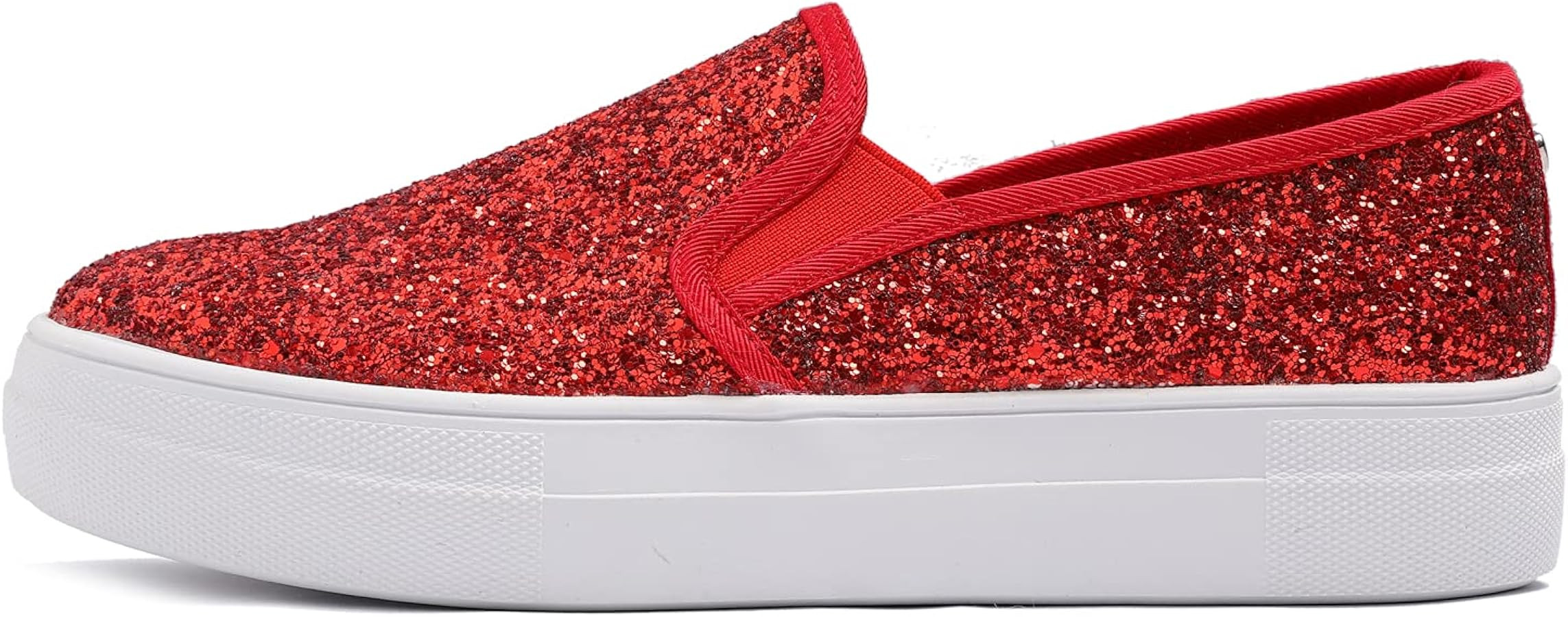 FEVERSOLE Women's Fashion Slip On Sneaker Casual Platform Loafers | Amazon (US)