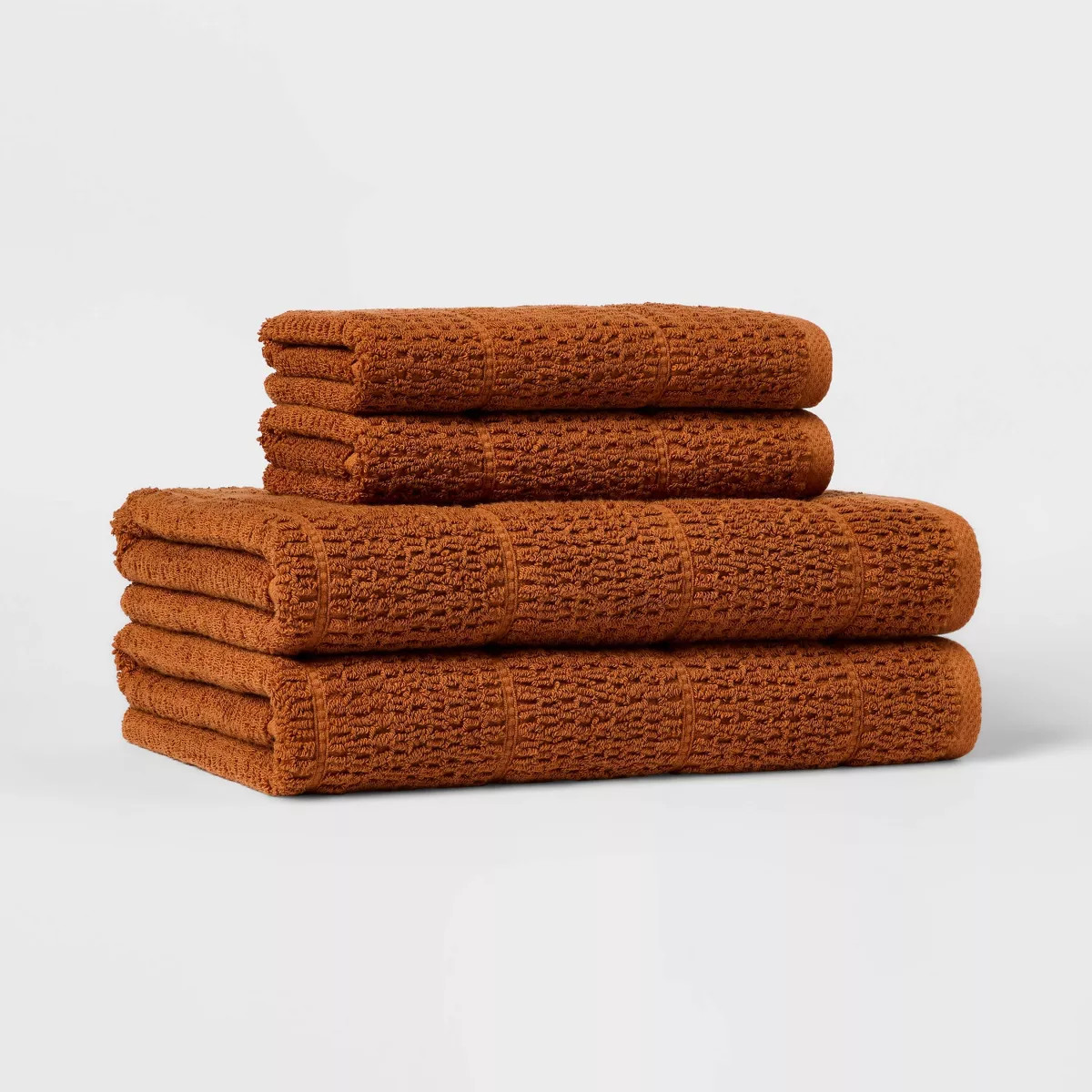 4pc Value Bathroom Towel Bundle Set (2 Bath + 2 Hand) - Threshold™ | Target