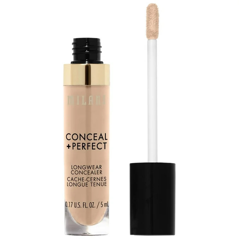 Milani Conceal + Perfect Longwear Liquid Concealer, Light Beige | Walmart (US)