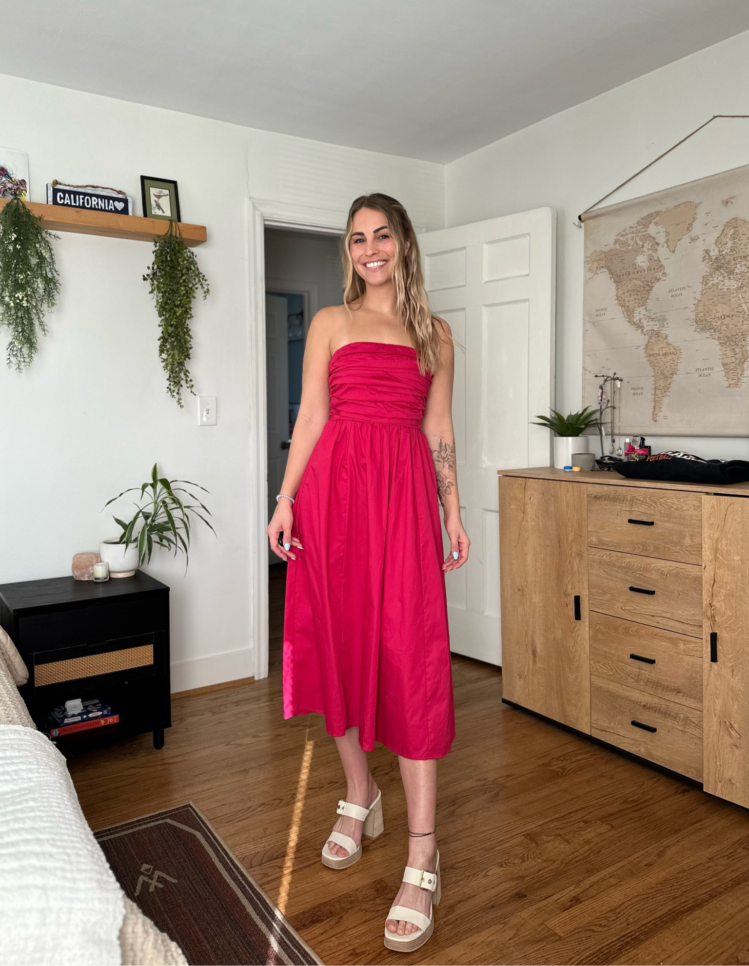 The perfect spring wedding dress, it even has pockets!! Comes with detachable straps! 

#LTKwedding #LTKstyletip #LTKSeasonal