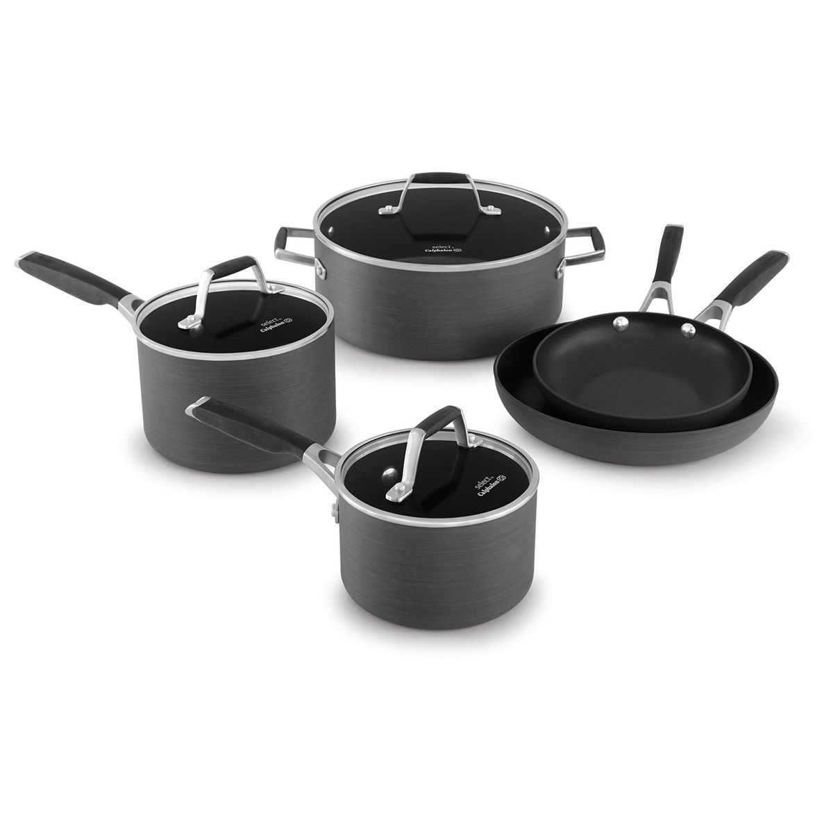 Select by Calphalon with AquaShield Nonstick 8pc Cookware Set | Target