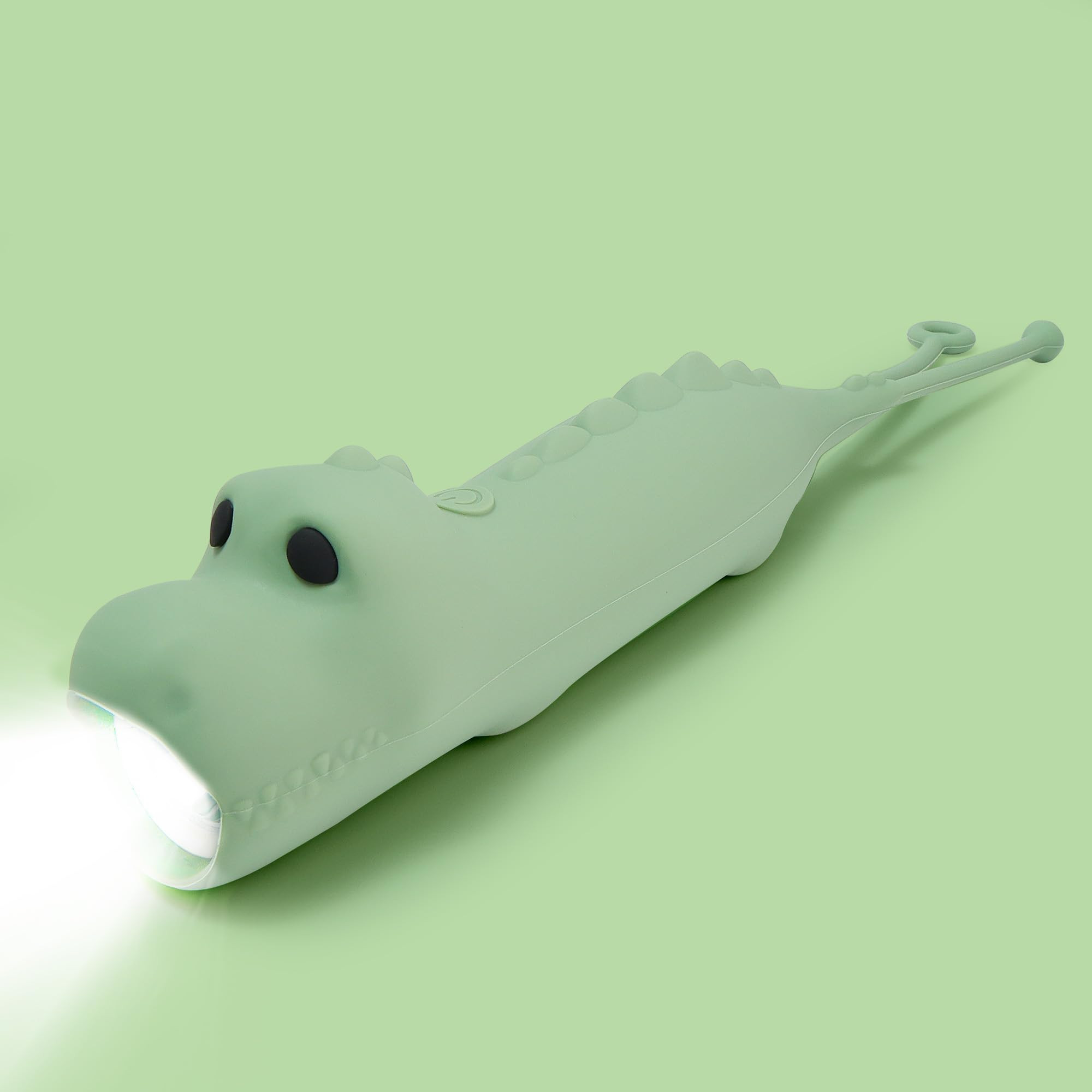 Ammonite Cute Dinosaur Dimmable Silicone Flashlight, Portable Animal Flashlights with Hanging Str... | Amazon (CA)
