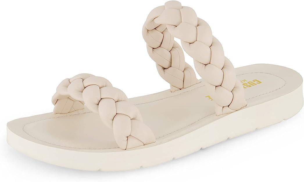 Women's Cushionaire Isla braided slide sandal +Memory Foam | Amazon (US)