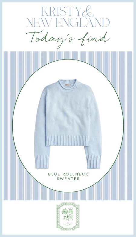 Love this color blue in this rollneck sweater 💙❄️

#LTKover40 #LTKsalealert #LTKSeasonal