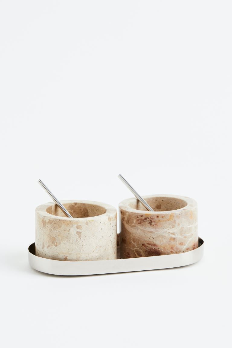 Marble Salt and Pepper Bowls | H&M (US)