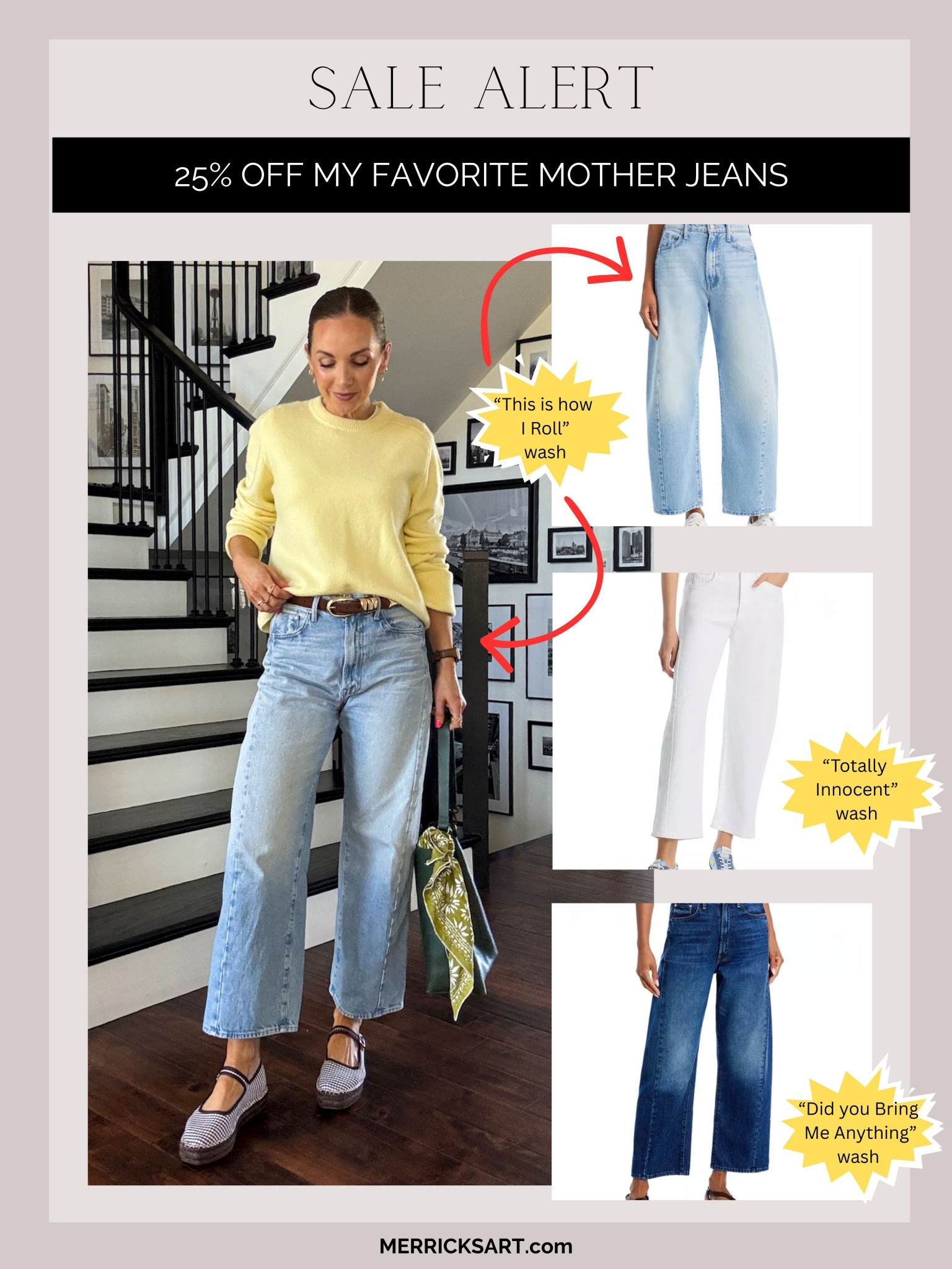 My FAVORITE Mother Jeans are 25% off at Bloomingdale’s Friends & Family Sale. Mother jeans rarely go on sale, so I couldn’t add the new white wash to my cart fast enough.

#LTKSaleAlert #LTKgrwm