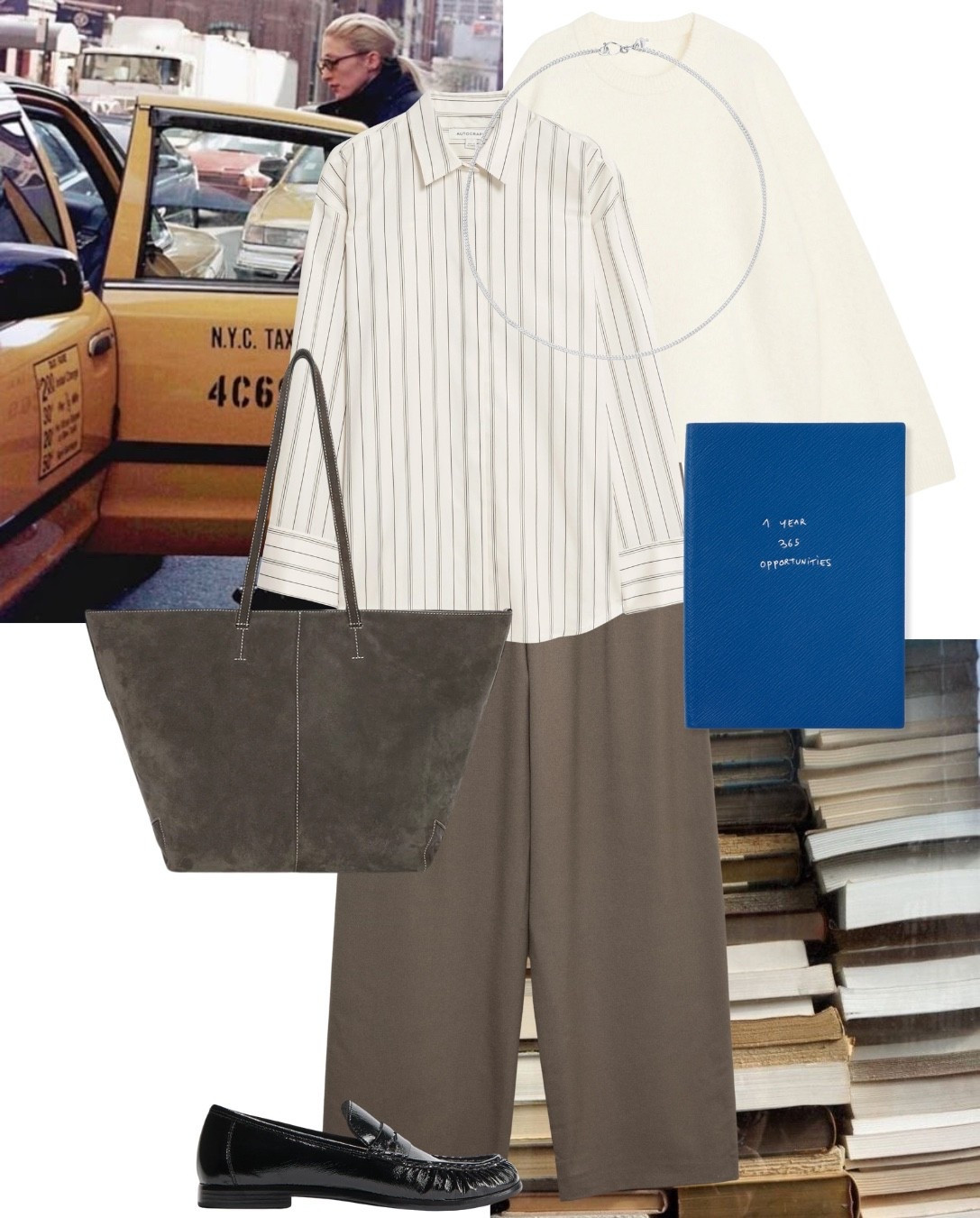 Workwear Outfits 
Trousers + Shirt + Jumper  

Highstreet | COS | BAG | Notebook | beauty | jewellery | shirt | Work | city 

#LTKwinter #LTKworkwear #LTKuk