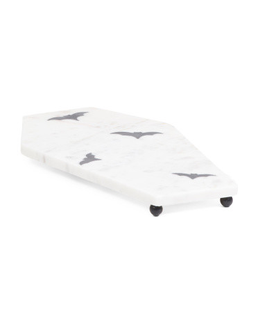 15x9 Marble Bat Pattern Serving Board | TJ Maxx