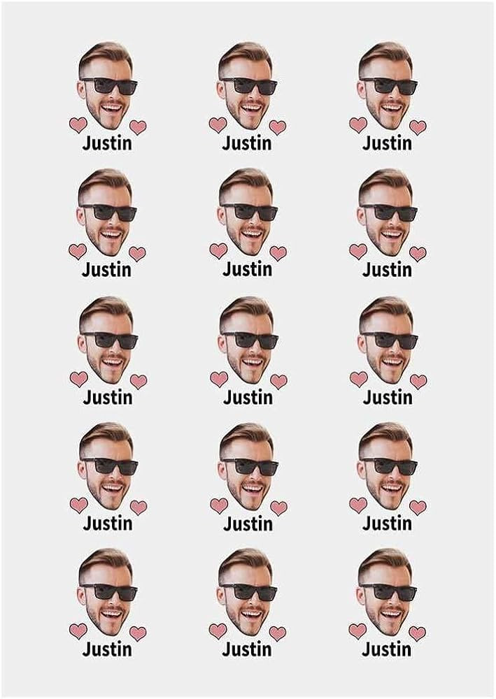 Custom The Groom Face Temporary Tattoos Adult, Personalized Fake Tattoos for Funny Bachelorette P... | Amazon (US)