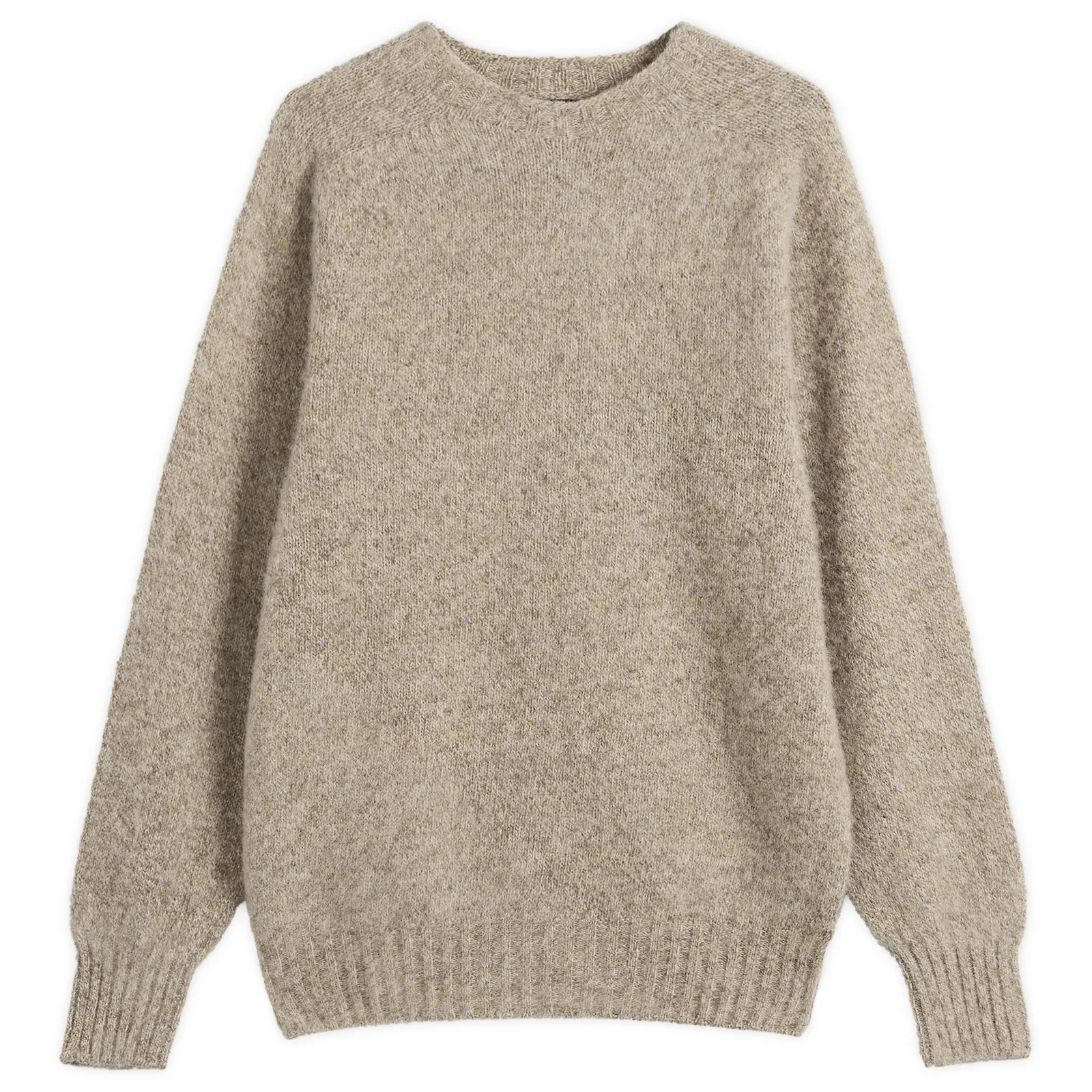 Howlin by Morrison Men's Howlin' Birth of the Cool Crew Knit in Mixed Shrooms, Size Large | END. Clothing